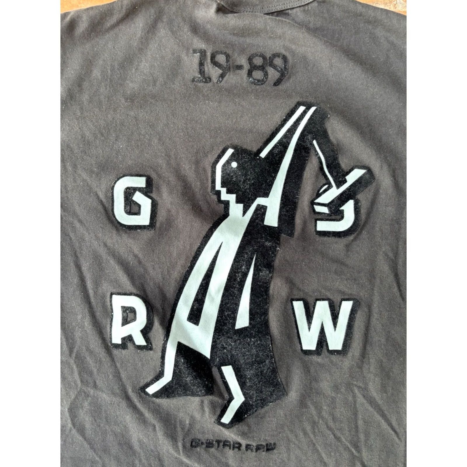 G-Star GSTAR Graphic T-Shirt Mens XL Black Short Sleeve Designer Shirt Size US XL / EU 56 / 4 - 4 Thumbnail
