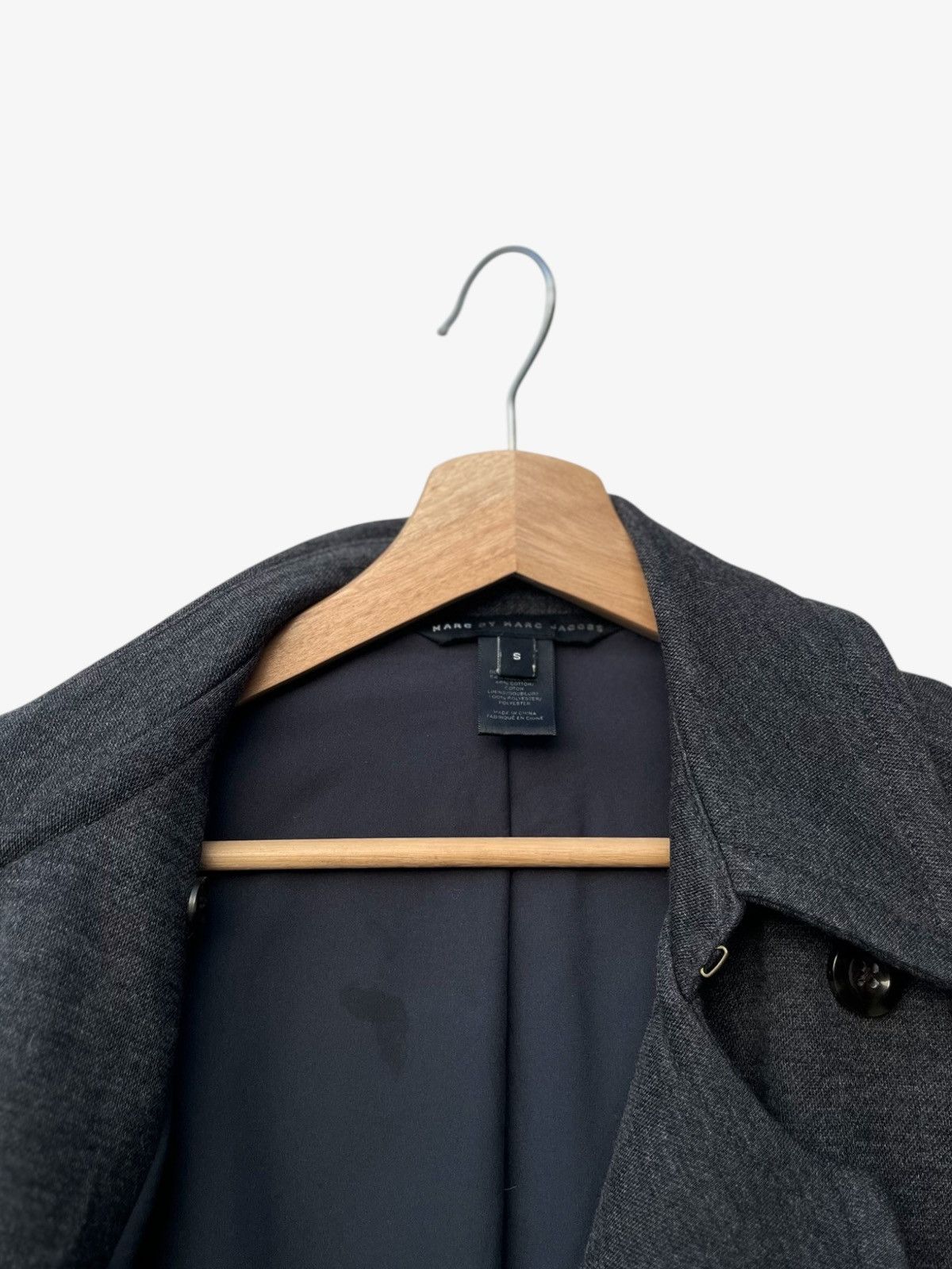 Marc by Marc Jacobs Marc by Marc Jacobs Fitted Double-Breasted Wool Blend Jacket Size S / US 4 / IT 40 - 11 Thumbnail