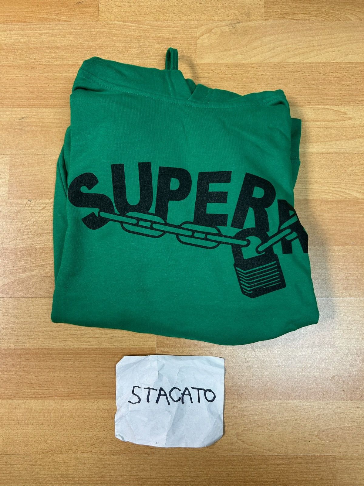 Rap Tees × Superrradical × Tyler Grosso Superrradical Tyler Grosso Chain Hoodie Green Size US M / EU 48-50 / 2 - 2 Thumbnail