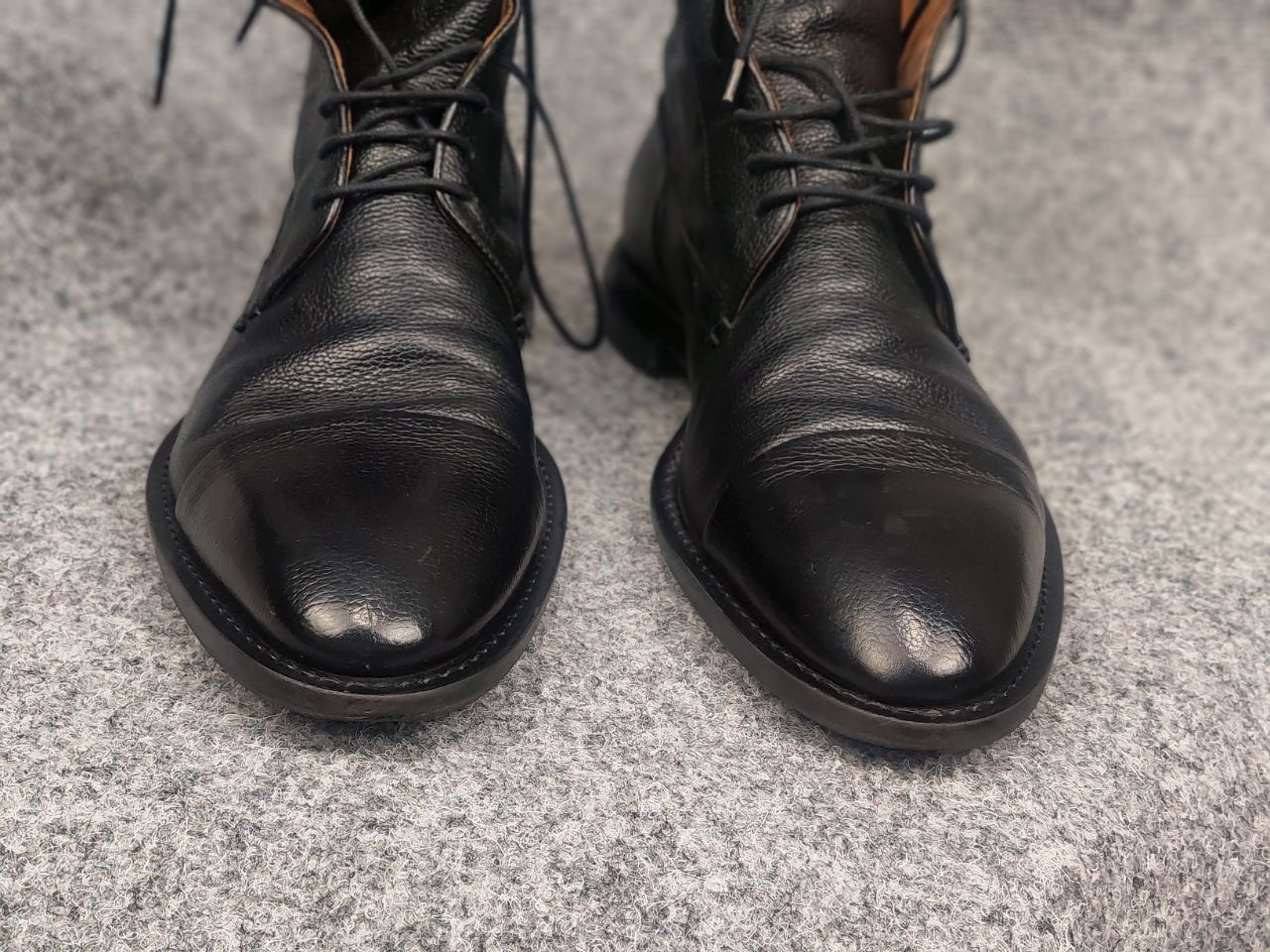 Oliver Sweeney Oliver Sweeney Cagnano Black Leather Ankle classic Boots Size US 10.5 / EU 43-44 - 4 Thumbnail