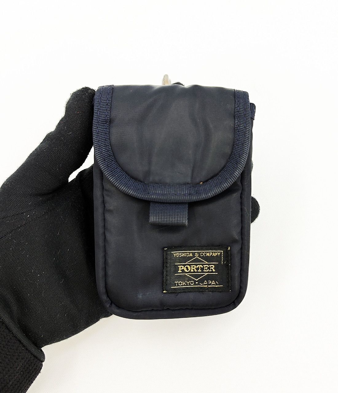 Porter HEAD PORTER velcro tanker pouch with carabiner Size ONE SIZE - 1 Thumbnail