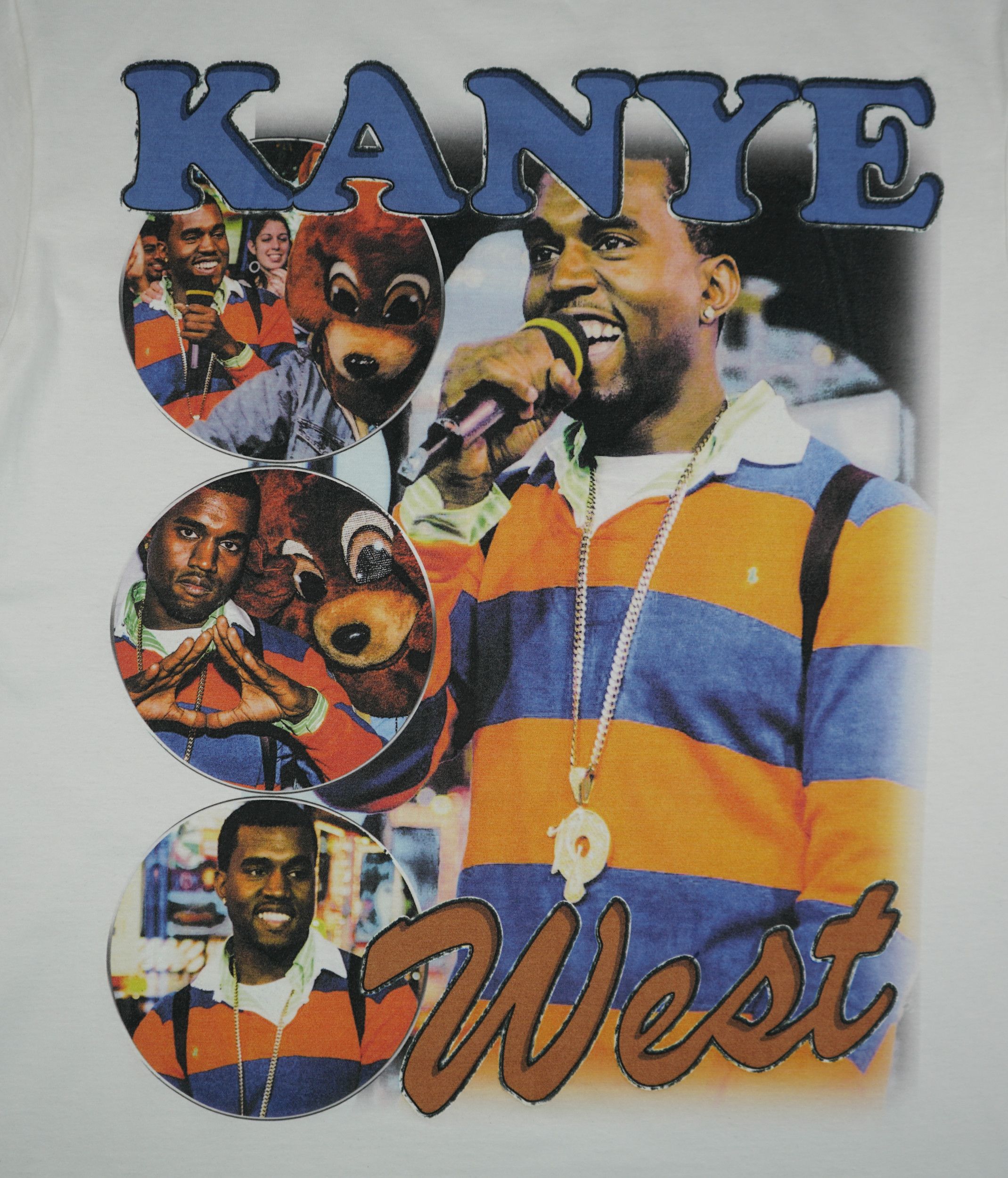 Band Tees × Rap Tees × Vintage Vintage Kanye West T Shirt Size US XL / EU 56 / 4 - 2 Thumbnail