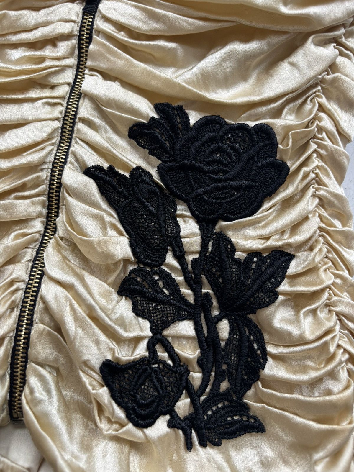 Dolce & Gabbana Y2K Silk Corset Bustier Size M / US 6-8 / IT 42-44 - 3 Thumbnail