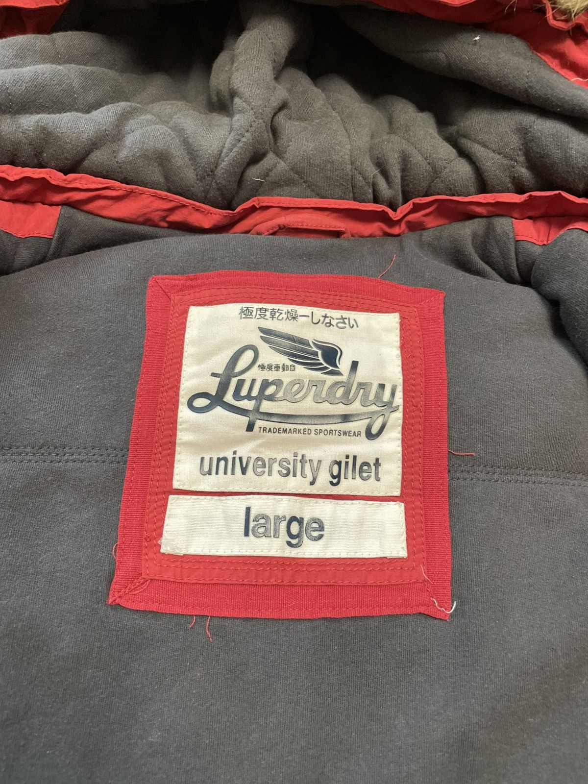 Superdry Superdry Abercrombie Fitch Type Fur Vest Japanese Y2K Size L / US 10 / IT 46 - 10 Thumbnail