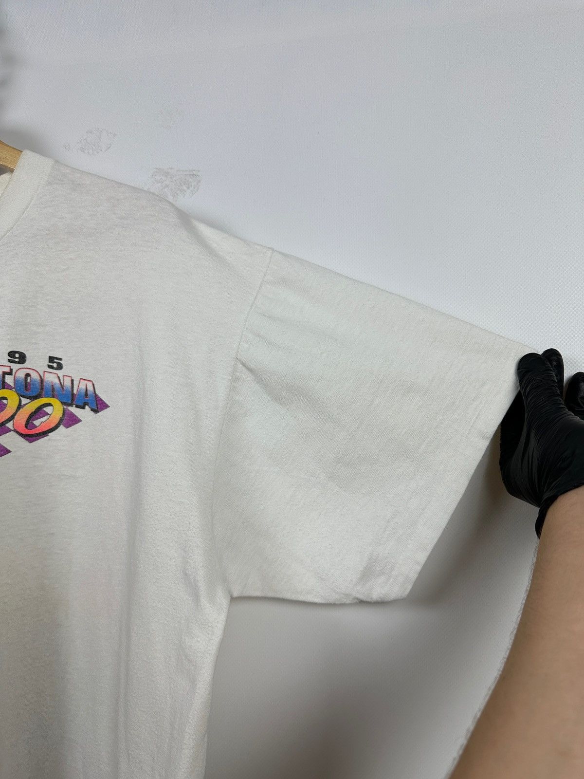 Vintage 1995 Vintage Daytona 200 Moto Single Stitch T-Shirt Size US XL / EU 56 / 4 - 21 Thumbnail