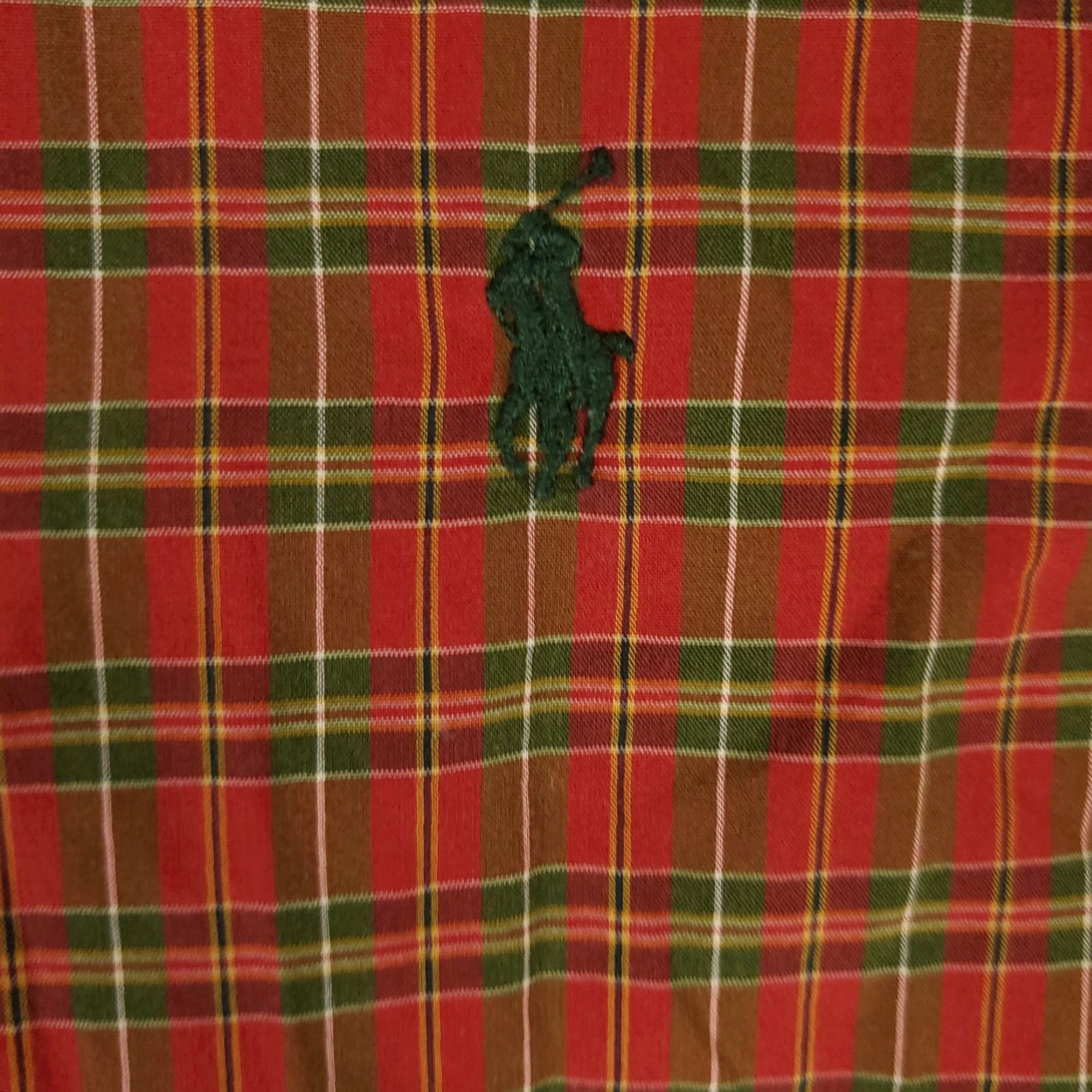 Ralph Lauren Ralph Lauren Shirt Mens Large Red Plaid Classic Fit Pony Button Up Long Sleeve Size US L / EU 52-54 / 3 - 2 Thumbnail