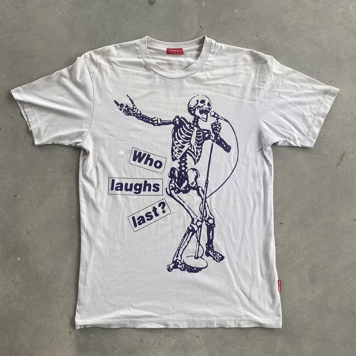 Barbara Kruger VINTAGE BARBARA KRUGER WHO LAUGHS LAST? TEE Size US L / EU 52-54 / 3 - 1 Thumbnail