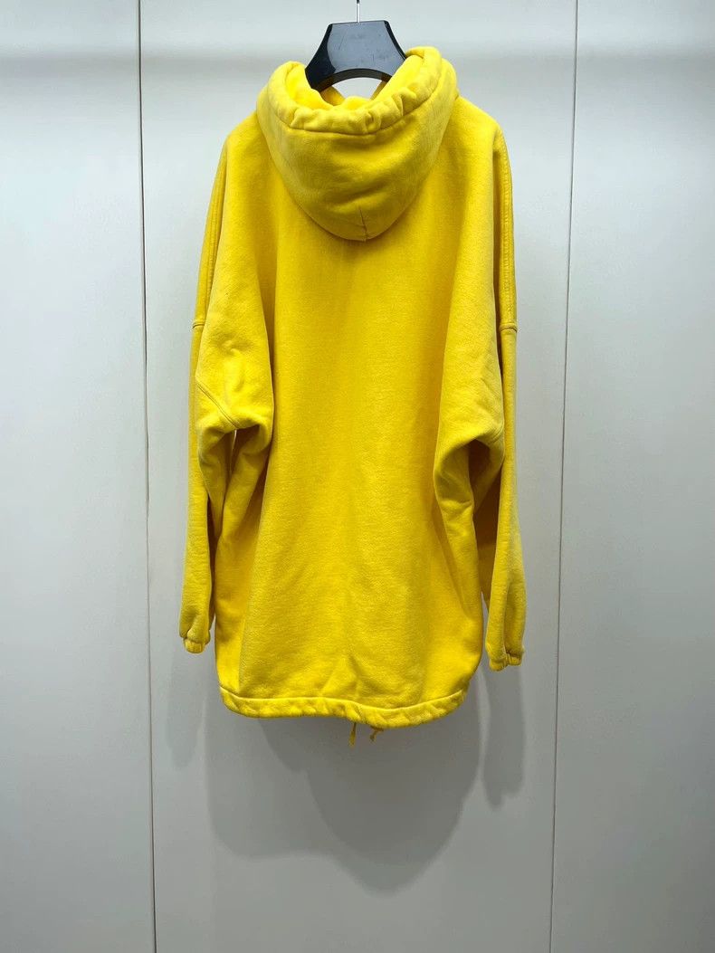 Balenciaga Balenciaga Yellow hooded sweatshirt Size US XS / EU 42 / 0 - 3 Thumbnail