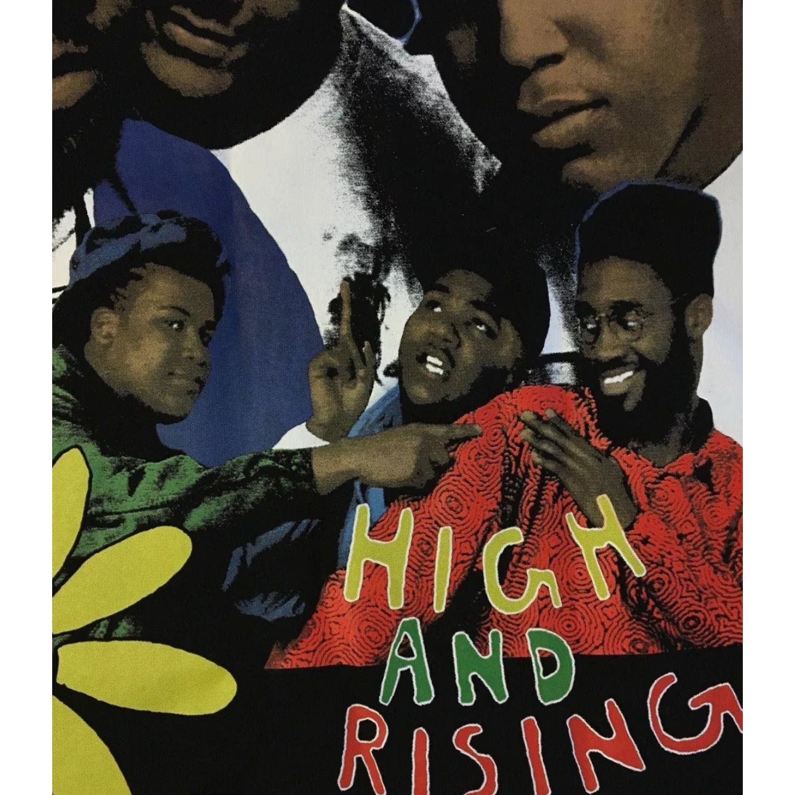 Vintage Nostalgtees De La Soul Modern Boot All Over Print Shirt XL Black Hip Hop Tee Concert 2pac 80s 90s Rap Tee Men Mens Size US XL / EU 56 / 4 - 5 Thumbnail