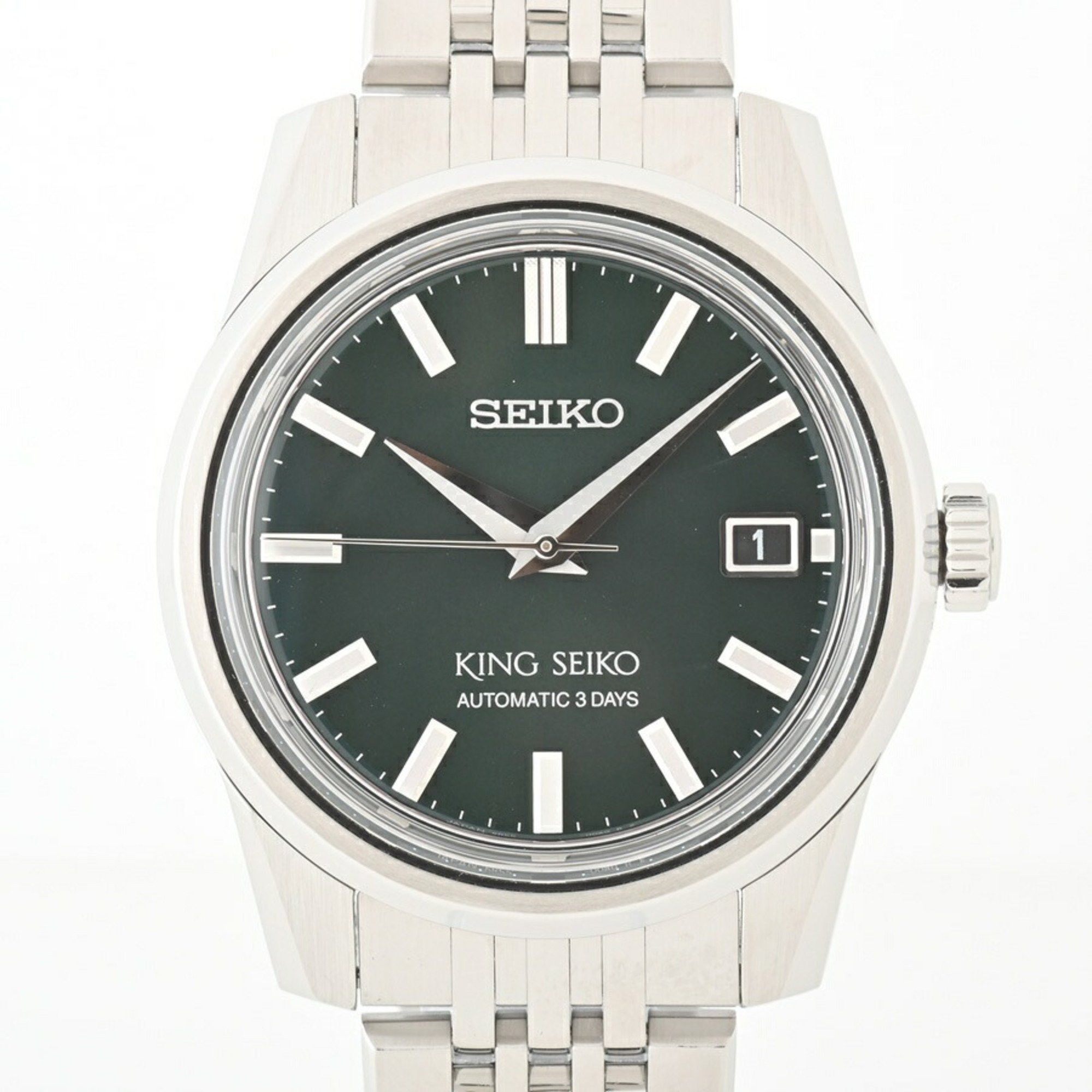 Seiko Seiko King SDKS019 6R55-00A0 Green Automatic Watch E-156171 Size ONE SIZE - 1 Thumbnail