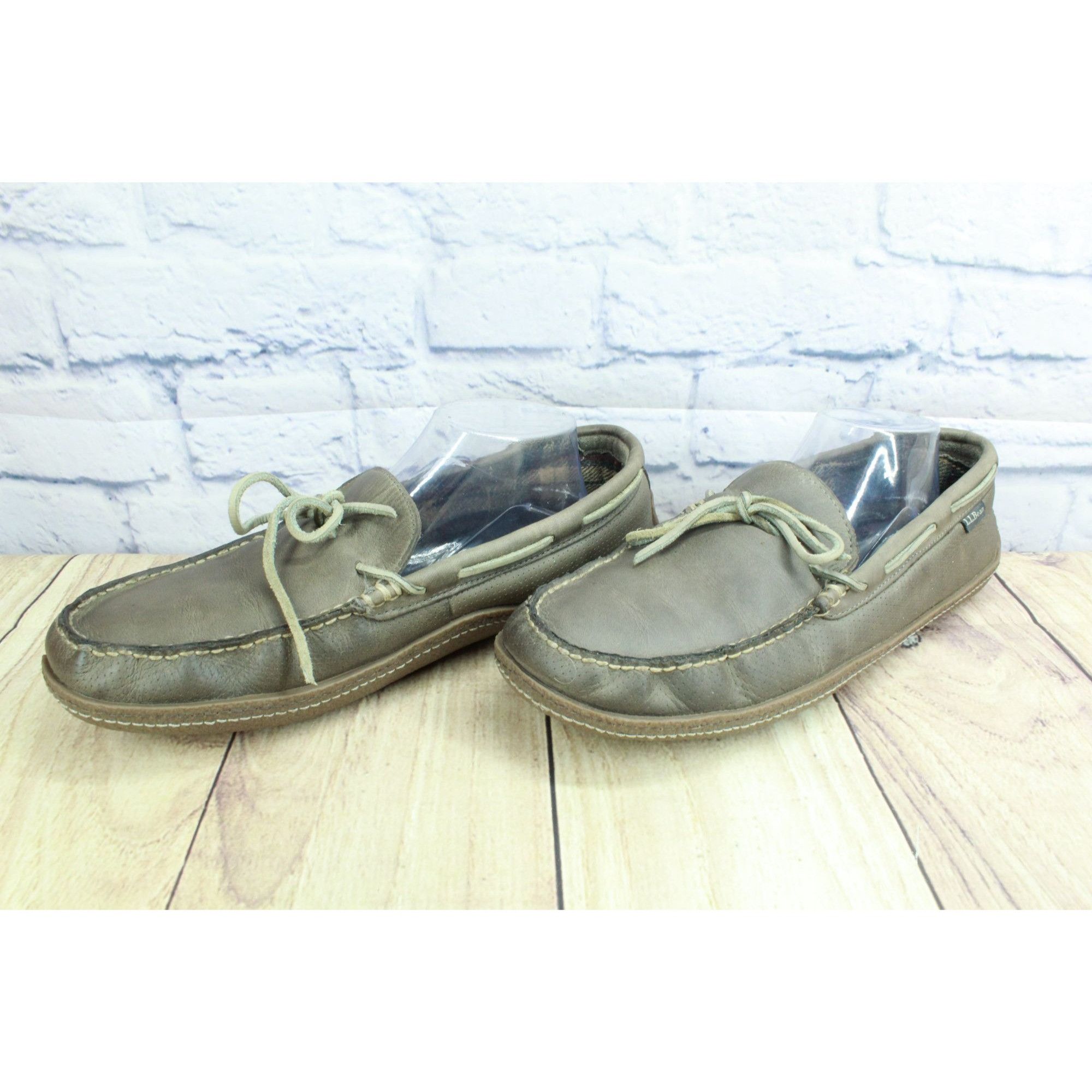 L.L. Bean LL Bean Men's Lined Comfort Handsewn Slippers Size 11 M Size US 11 / EU 44 - 2 Thumbnail