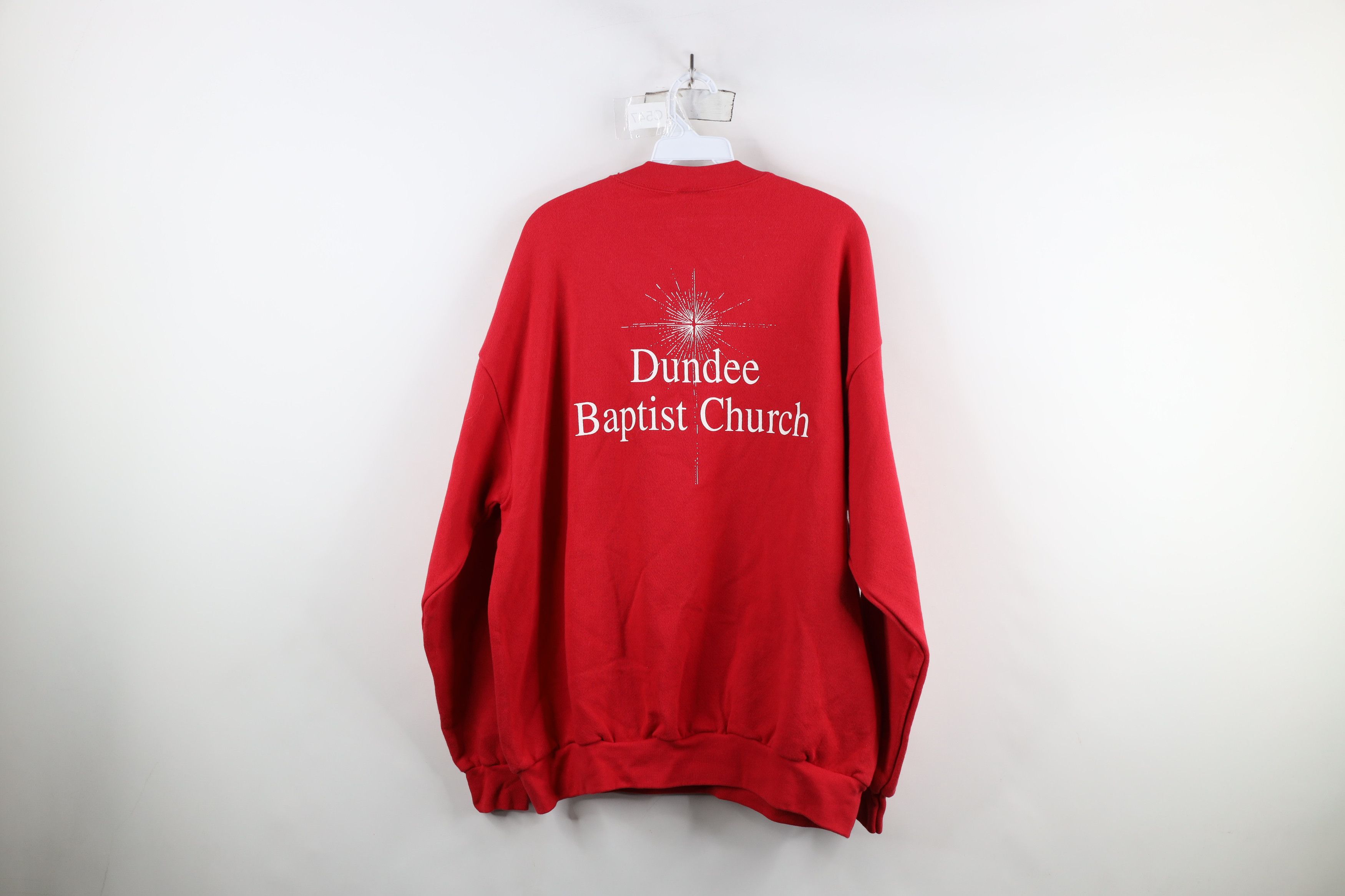 Vintage Vintage 90s Streetwear Christmas Jesus Crewneck Sweatshirt Size US XL / EU 56 / 4 - 11 Thumbnail