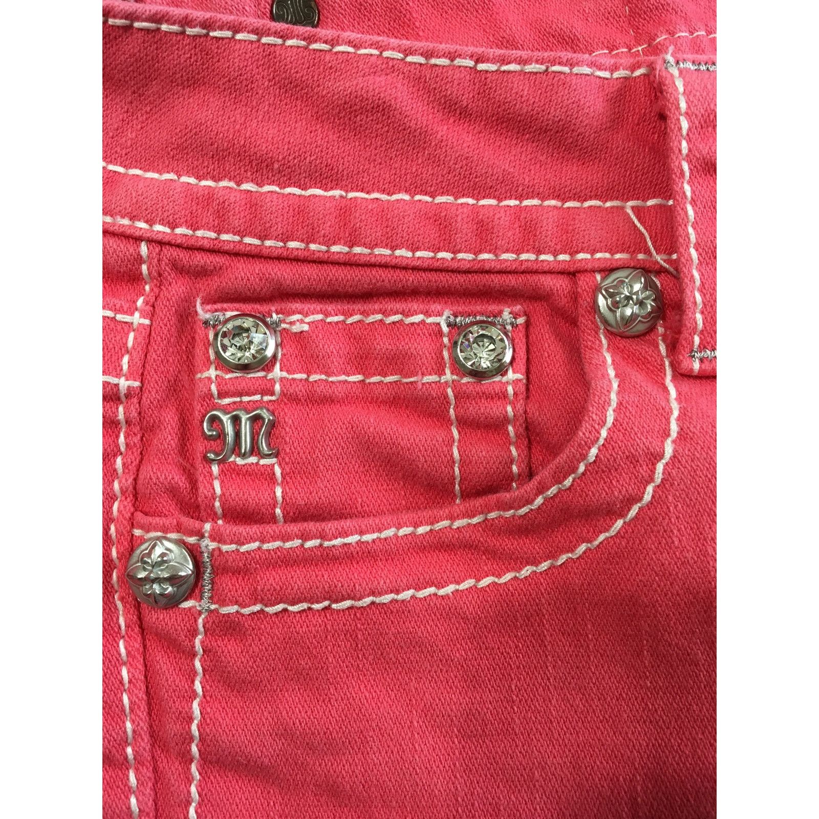 Miss Me Miss Me Melon Fleur De Lis Jeans Size 26 Skinny Size 26" / US 2 / IT 38 - 5 Thumbnail