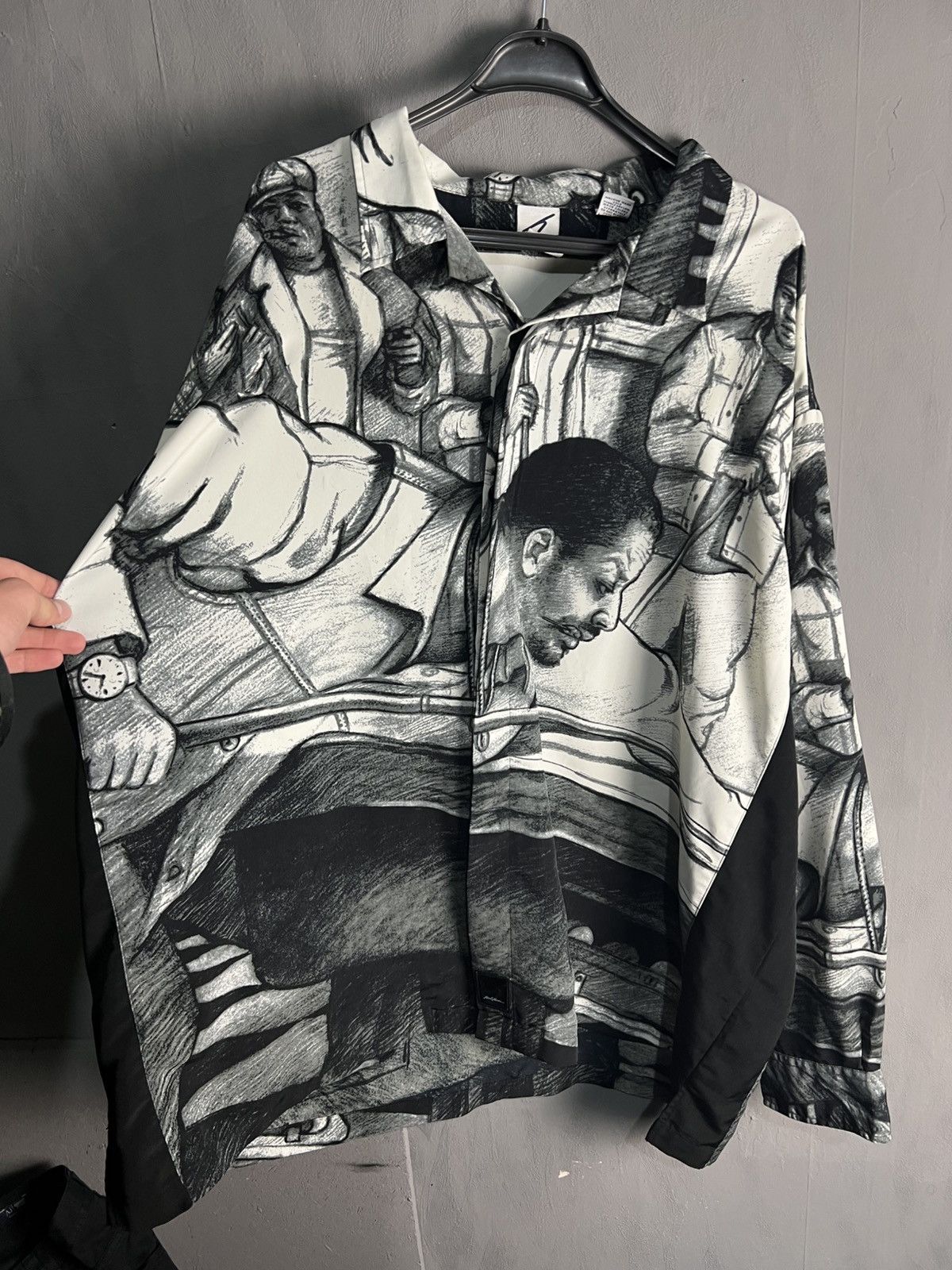 Karl Kani Karl Kani Vintage Polo Shirt Hip-Hop Rap Hype Y2K Drill Size US XXL / EU 58 / 5 - 3 Thumbnail