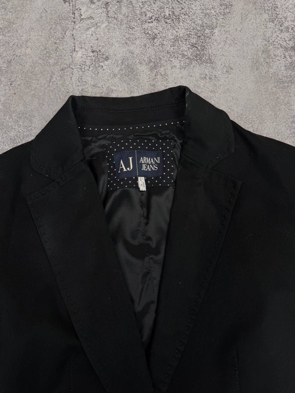 Armani Armani Jeans Women's Blazer Black Size L Size L / US 10 / IT 46 - 2 Thumbnail