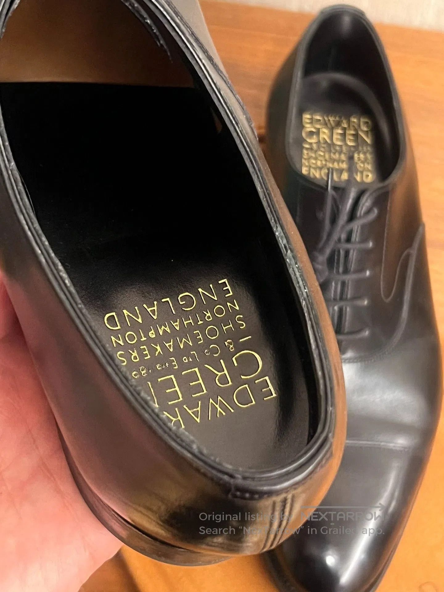 Edward Green Edward Green Black Oxford Shoes. Size US 10 / EU 43 - 5 Thumbnail