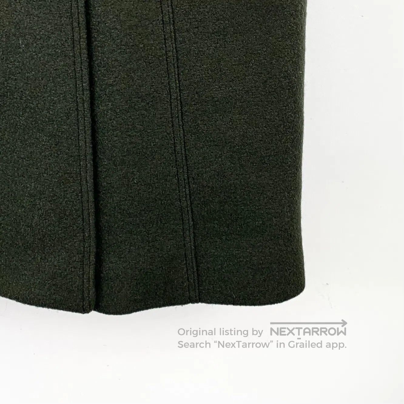 Burberry Burberry Dark green leather patch lapel double-breasted lo Size XS / US 0-2 / IT 36-38 - 5 Thumbnail