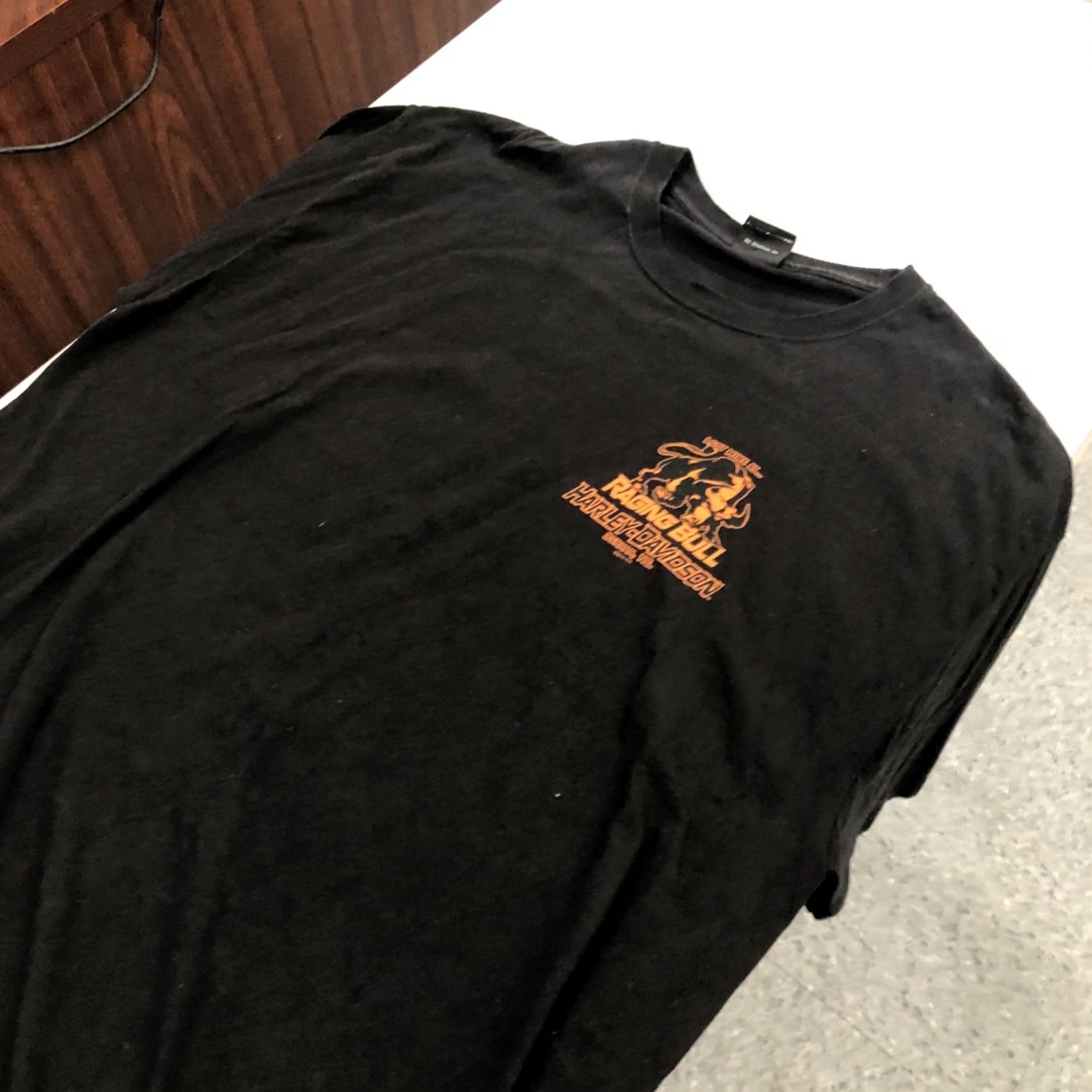 Harley Davidson Harley-Davidson Raging Bull Shirt Mens XL Black Motorcycle Tee Durham NC Size US XL / EU 56 / 4 - 6 Thumbnail