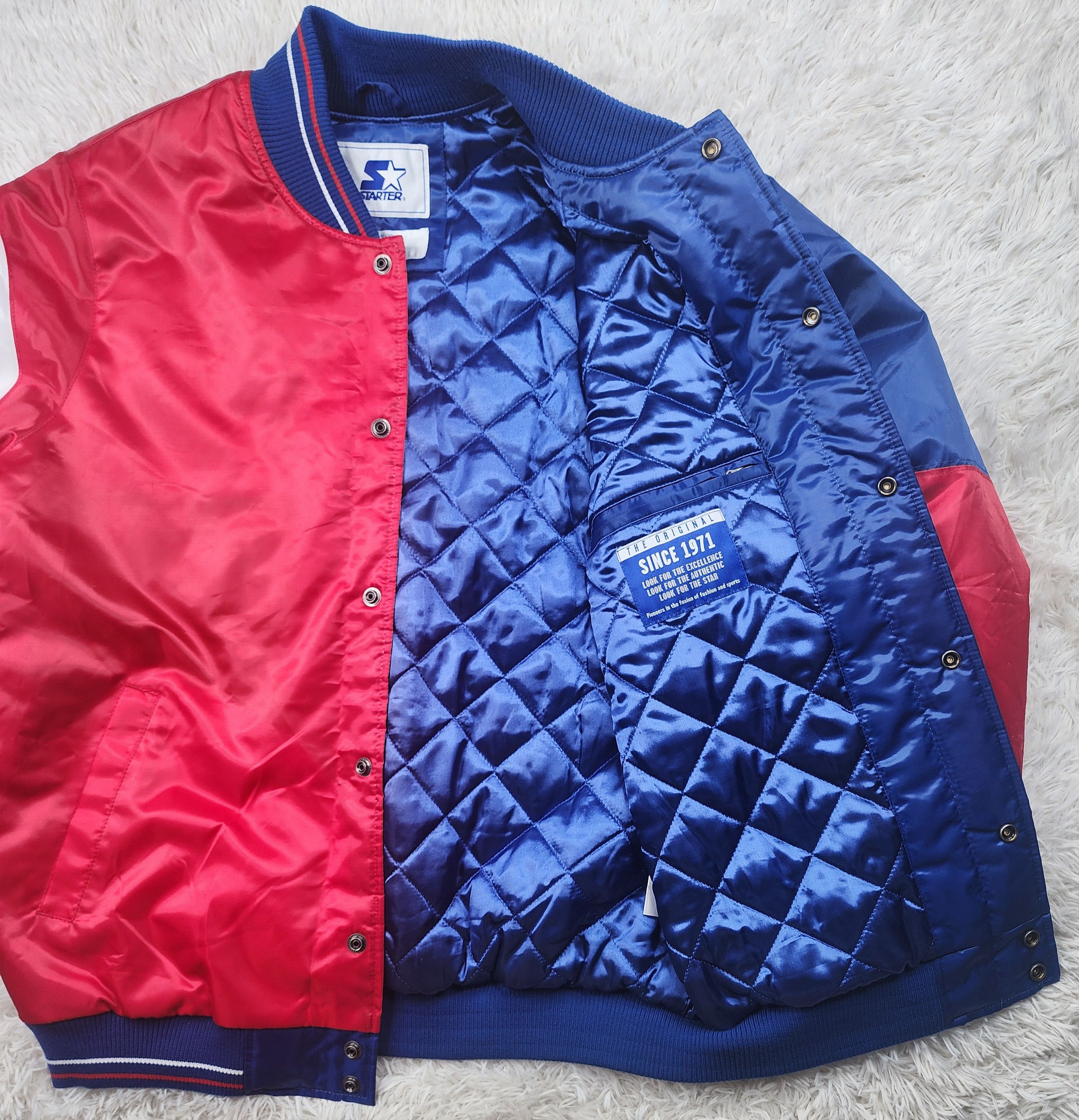 Starter Vintage Starter NBA Detroit Pistons button up jacket Size US L / EU 52-54 / 3 - 5 Thumbnail