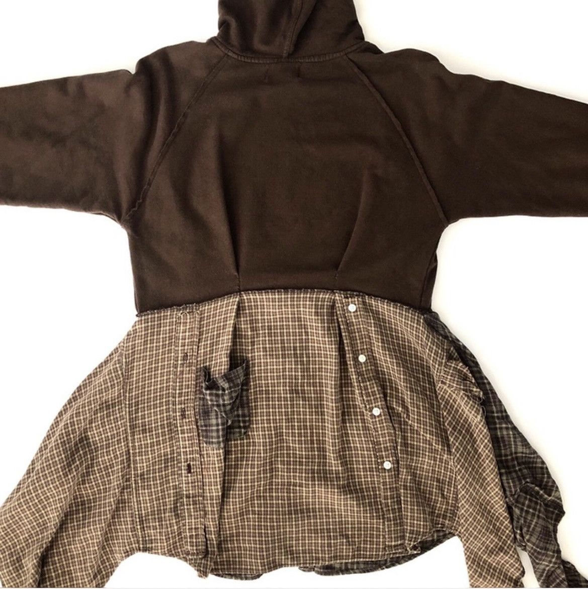 Woolrich Woolen Mills One of a Kind Handmade Woolrich patchwork Hoodie Sweatshirt Size US L / EU 52-54 / 3 - 2 Thumbnail