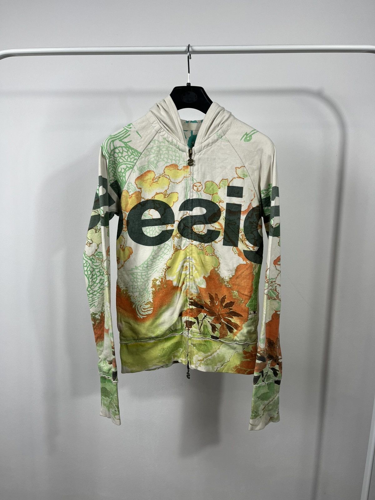 Desigual Desigual floral zip up hoodie multicolor graphic jacket XS Size XS / US 0-2 / IT 36-38 - 1 Thumbnail