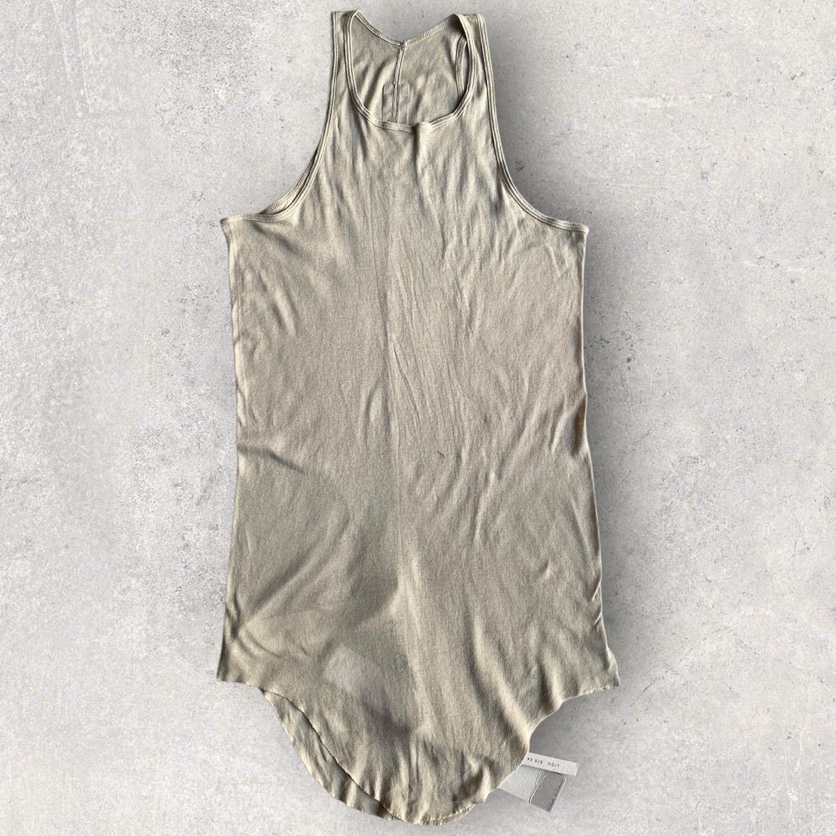 Rick Owens Lido SS 2024 Basic Rib Tank Size US S / EU 44-46 / 1 - 1 Thumbnail
