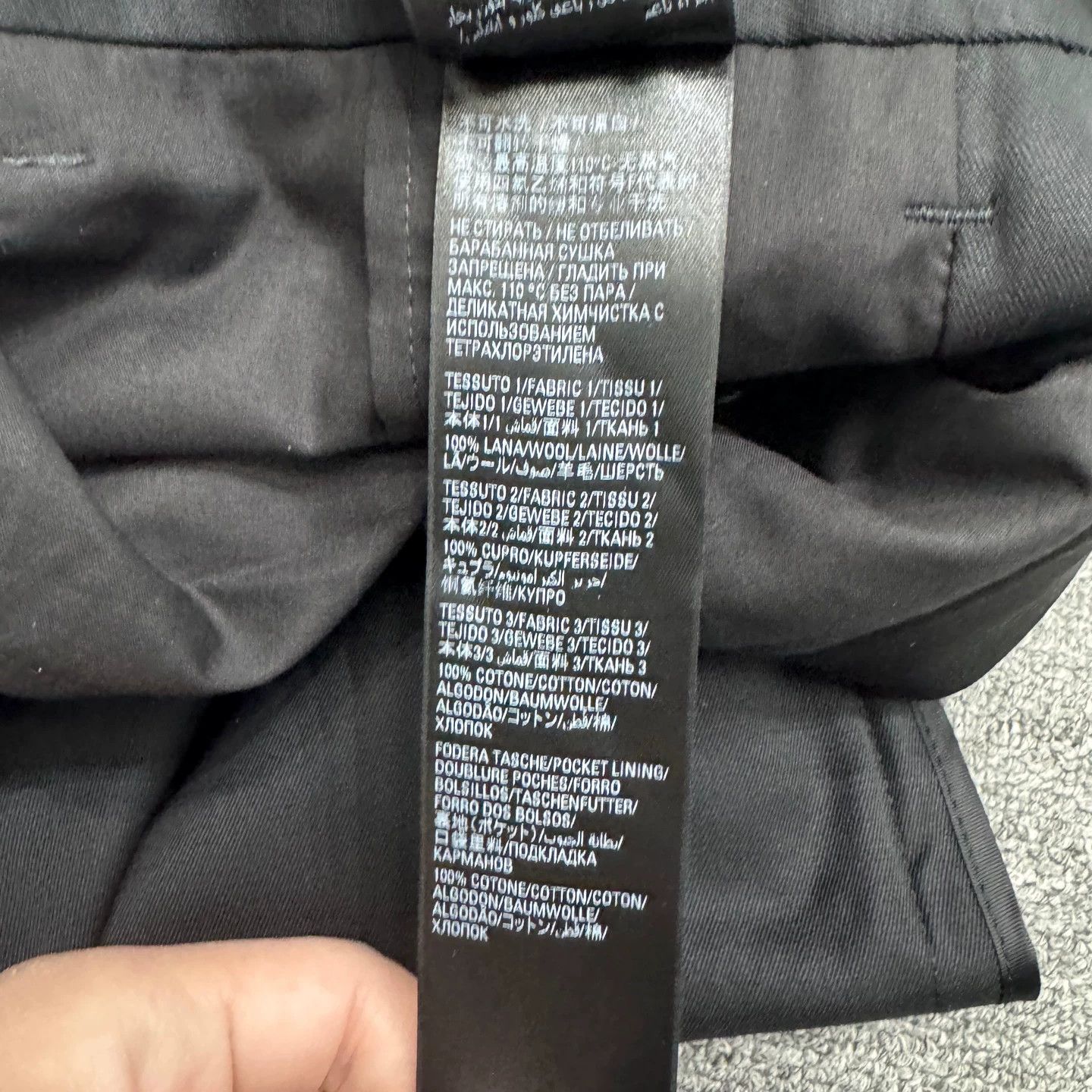 Balenciaga Balenciaga Allover Slogan Print Wool Wide-Leg Pants M New Size US 32 / EU 48 - 4 Thumbnail