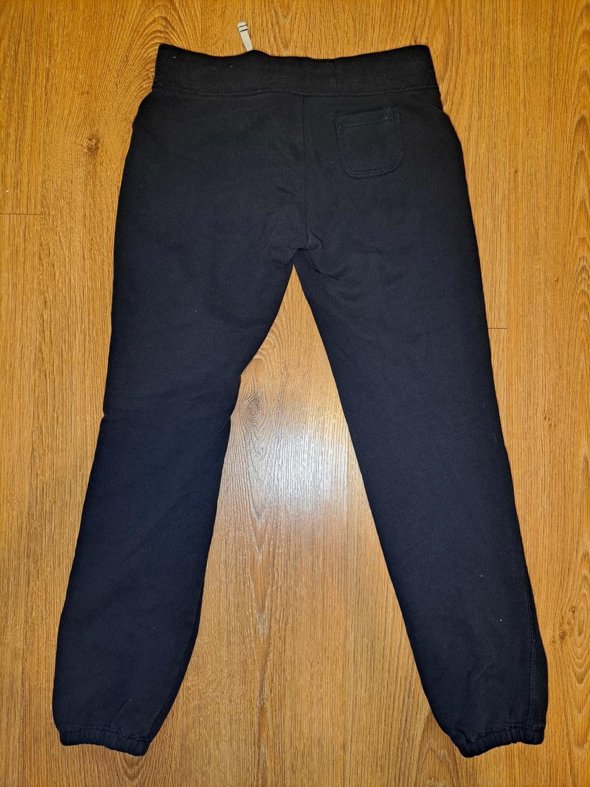 Designer Abercrombie Kids Sweatpants Large Black Cotton Blend Size US 26 / EU 42 - 4 Thumbnail