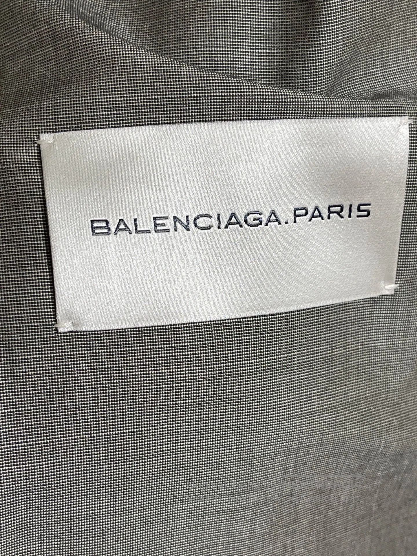 Balenciaga Balenciaga Gray Zip Jacket 50/52. Size US L / EU 52-54 / 3 - 6 Thumbnail