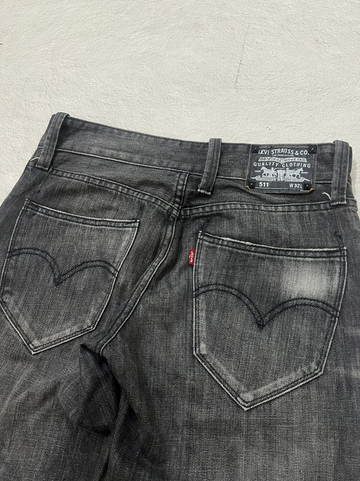 Number (N)ine 2000s Levis Cdg Helmut Studded Wash Jeans y2k Lgb Ifsix Size US 32 / EU 48 - 4 Thumbnail