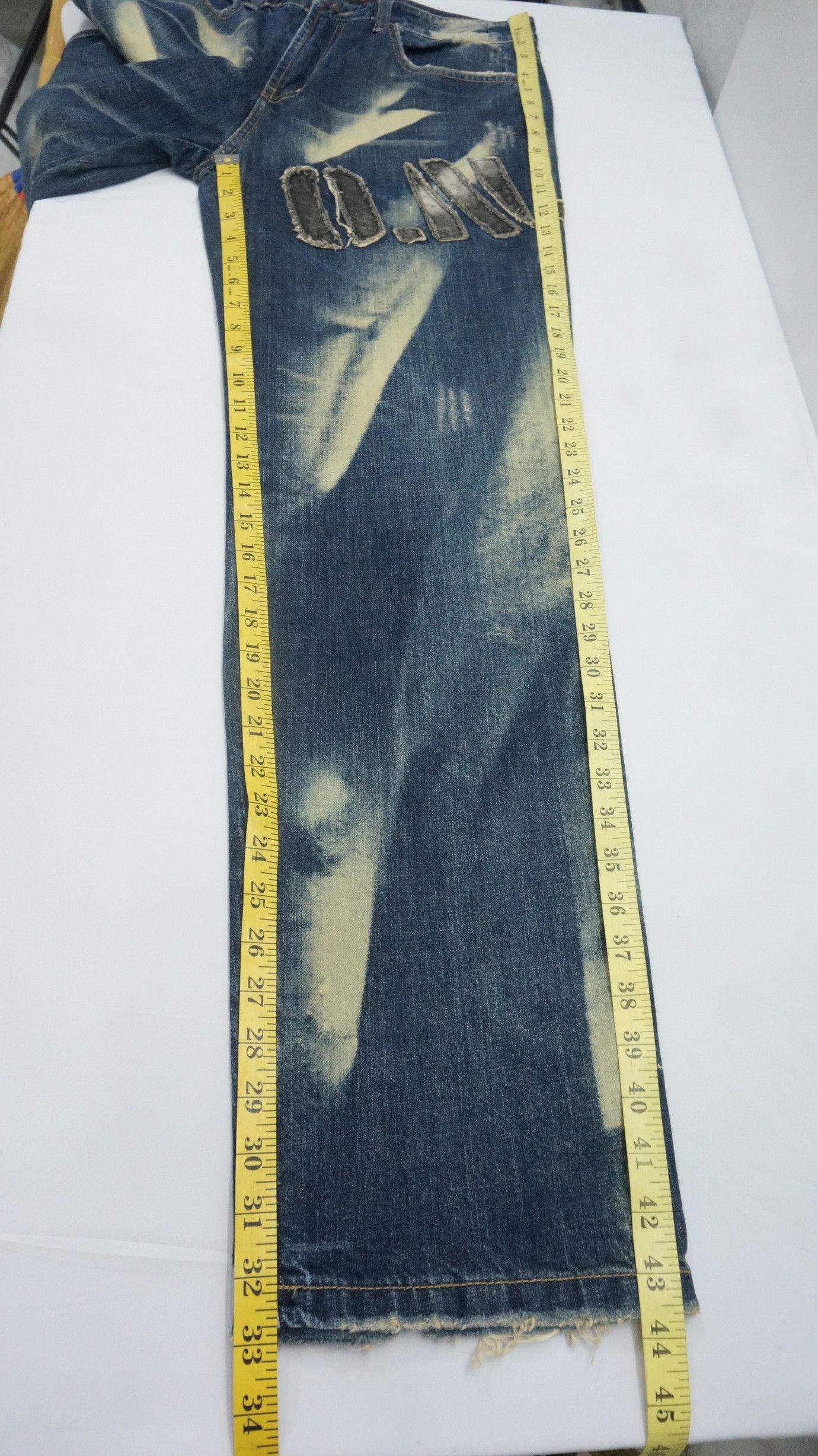 Japanese Brand 💥 ONG Vintage Japan Tint Acid Wash Jeans Size US 30 / EU 46 - 9 Thumbnail