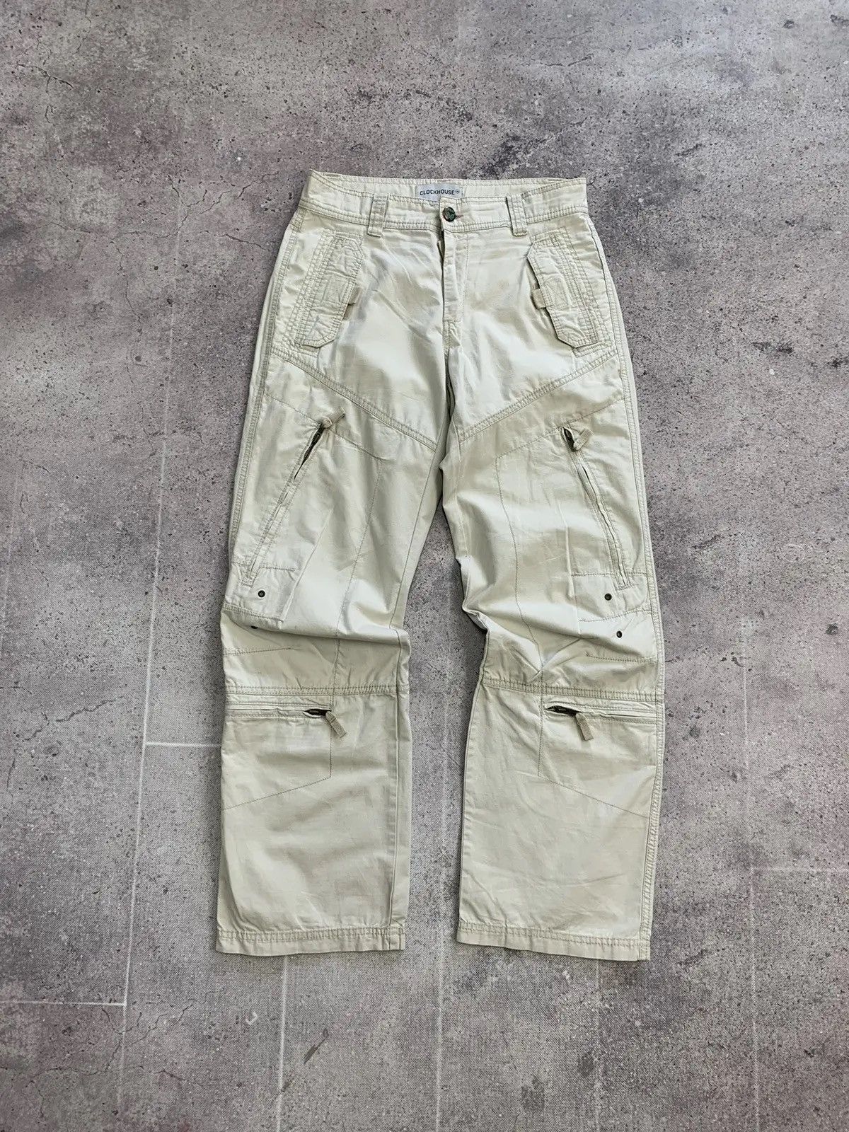 Other Vintage pants clockhouse cargo baggy fit faded streetstyle Size US 32 / EU 48 - 3 Thumbnail