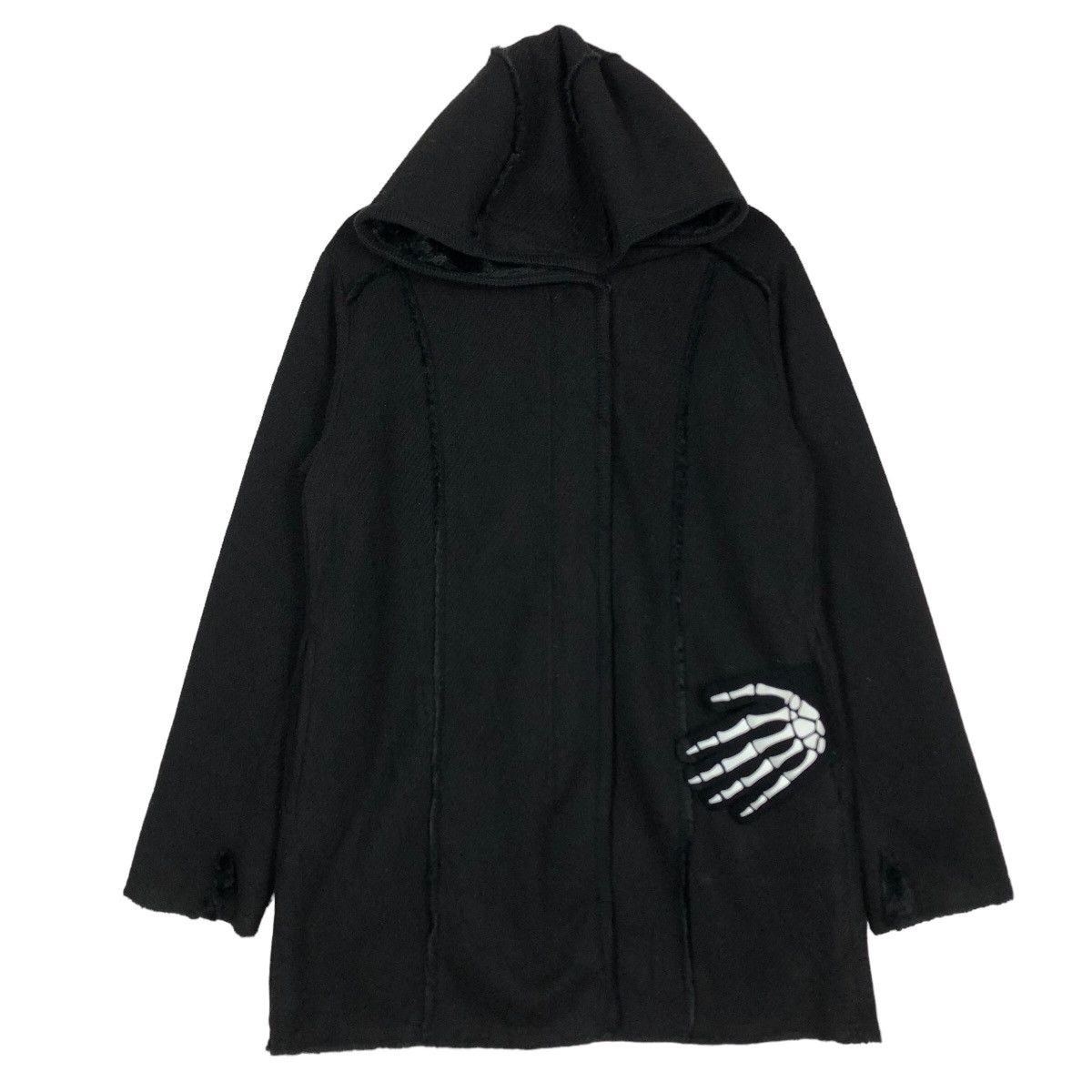 Comme Ca Ism 🔥Rich Black Iconic Wool Long Jacket Comme Ca Ism Japan Size US M / EU 48-50 / 2 - 4 Thumbnail