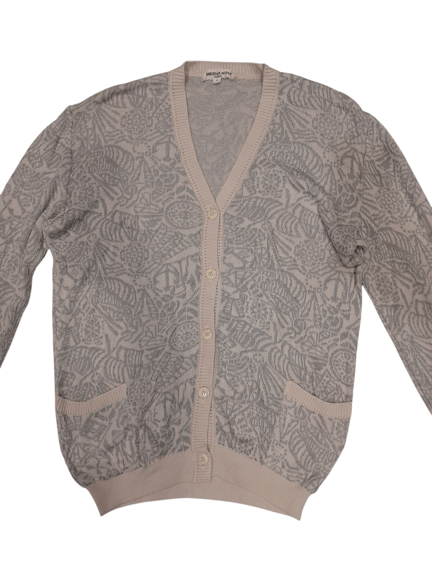 Other Christian Aujard Knitwear Cardigan (F589) Size US M / EU 48-50 / 2 - 2 Thumbnail