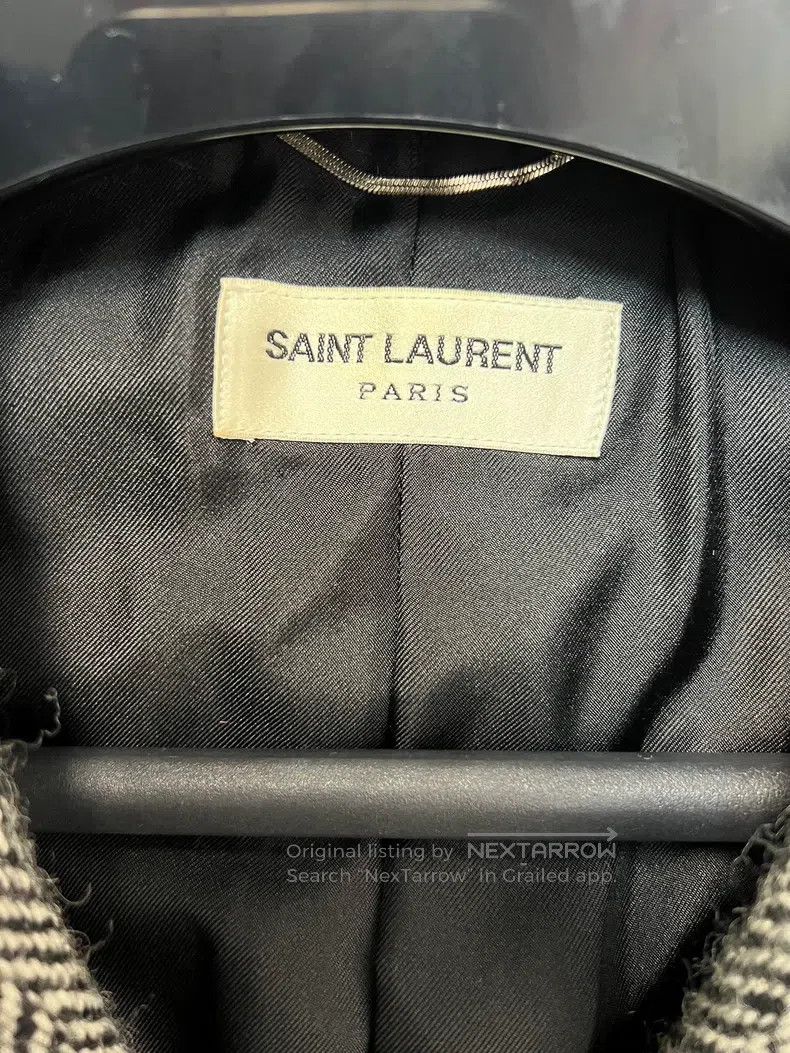 Saint Laurent Paris Saint Laurent Paris Elbow Leather Patch Herringbone Wool B Size US M / EU 48-50 / 2 - 3 Thumbnail