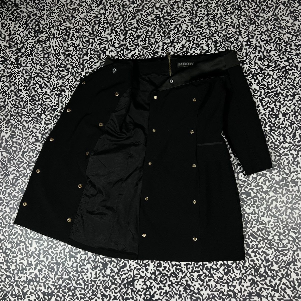 Balmain Balmain Doublure Lining Off The Shoulder Dress Luxury Style Size M / US 6-8 / IT 42-44 - 15 Thumbnail