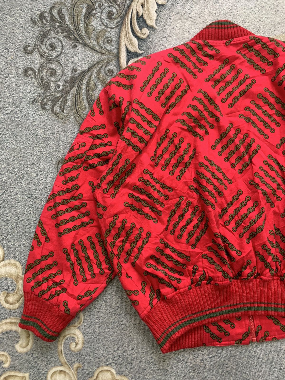 Art Comes First Chain Art All Over Printed Roberta di Camerino Jacket Size US M / EU 48-50 / 2 - 7 Thumbnail