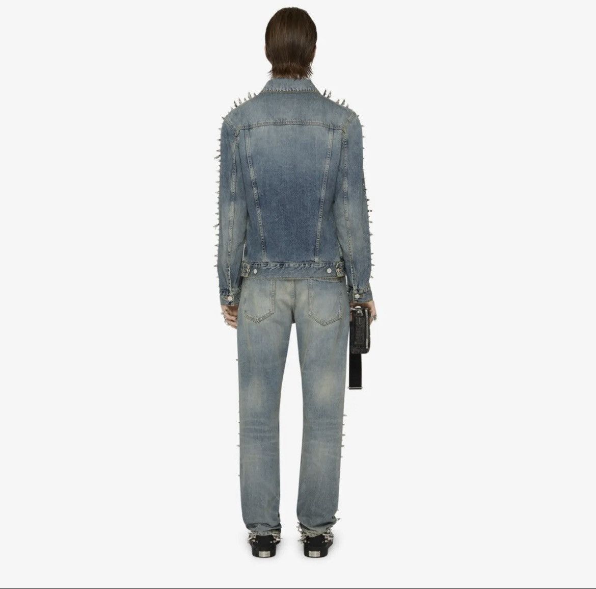 Givenchy GIVENCHY Studded Denim Jacket by Matthew M. Williams S Size US S / EU 44-46 / 1 - 5 Thumbnail