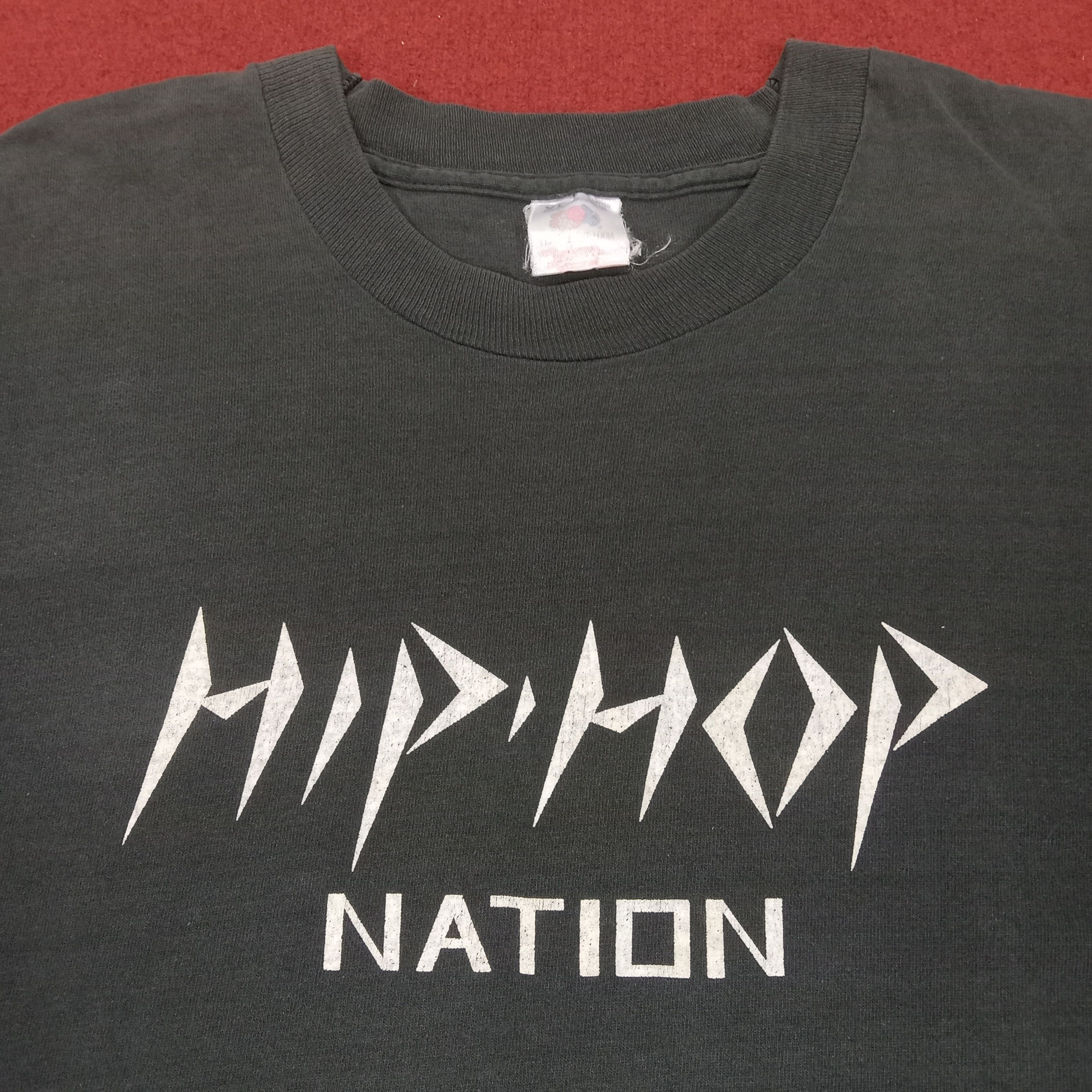 Rap Tees × Vintage Hip Hop Nation Streetwear Style Vintage Tshirt Size US L / EU 52-54 / 3 - 2 Thumbnail