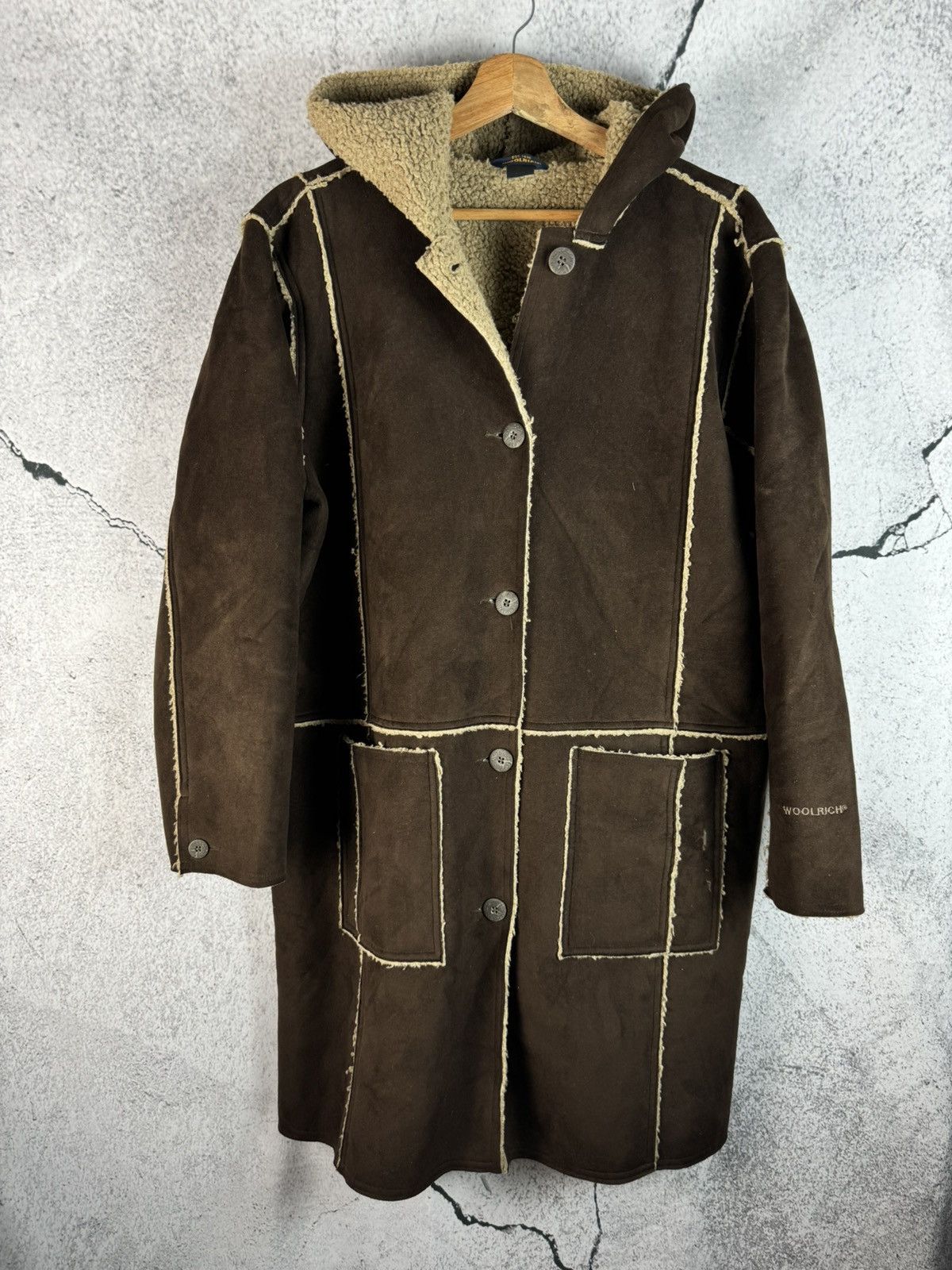 Vintage WOOLRICH rare Coat Jacket Size L / US 10 / IT 46 - 1 Thumbnail