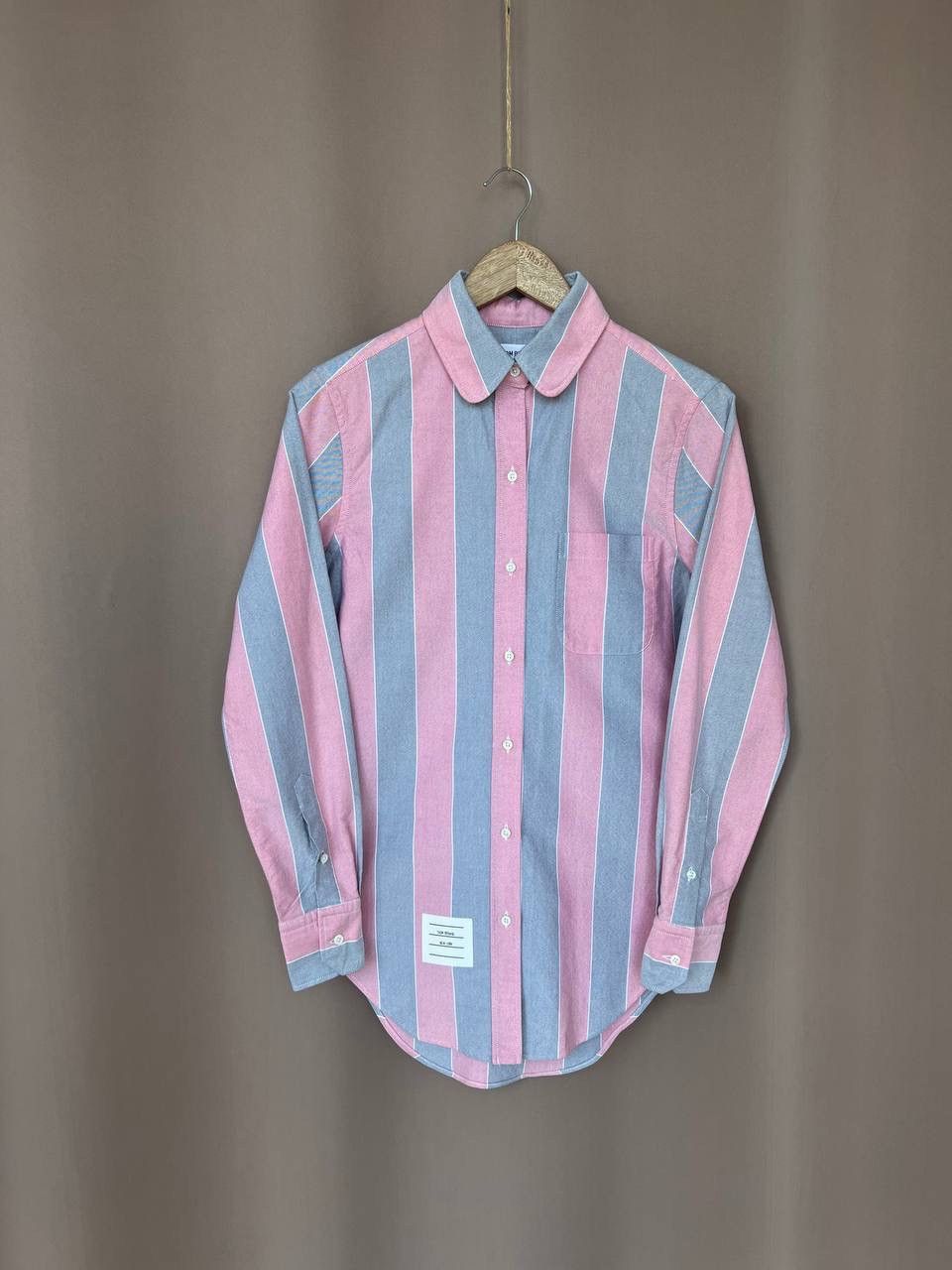 Thom Browne Thom Browne Button Shirt Womens Size 42 Long Sleeve Striped Size M / US 6-8 / IT 42-44 - 1 Thumbnail