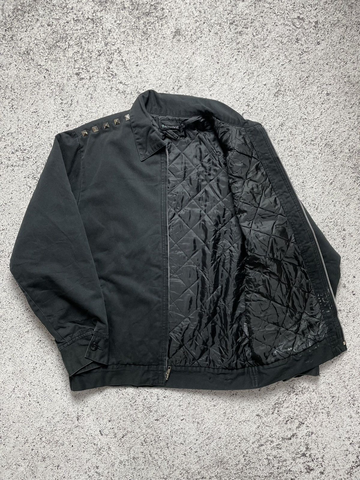 Other 2000s No Boundaries - Skull Punk Studded Work Jacket USA Size US S / EU 44-46 / 1 - 6 Thumbnail