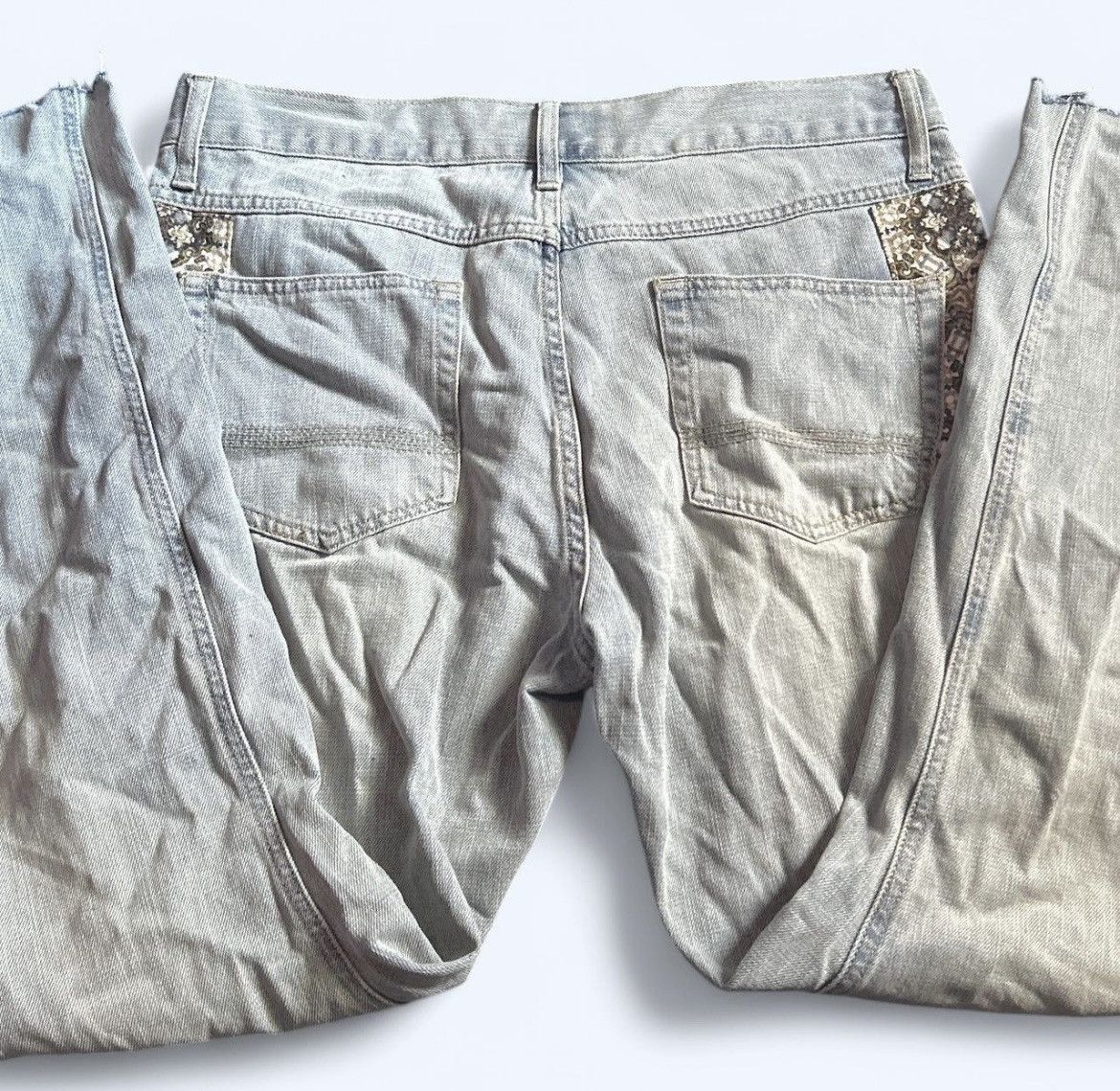 Vintage Handmade vintage denim Size US 33 - 3 Thumbnail