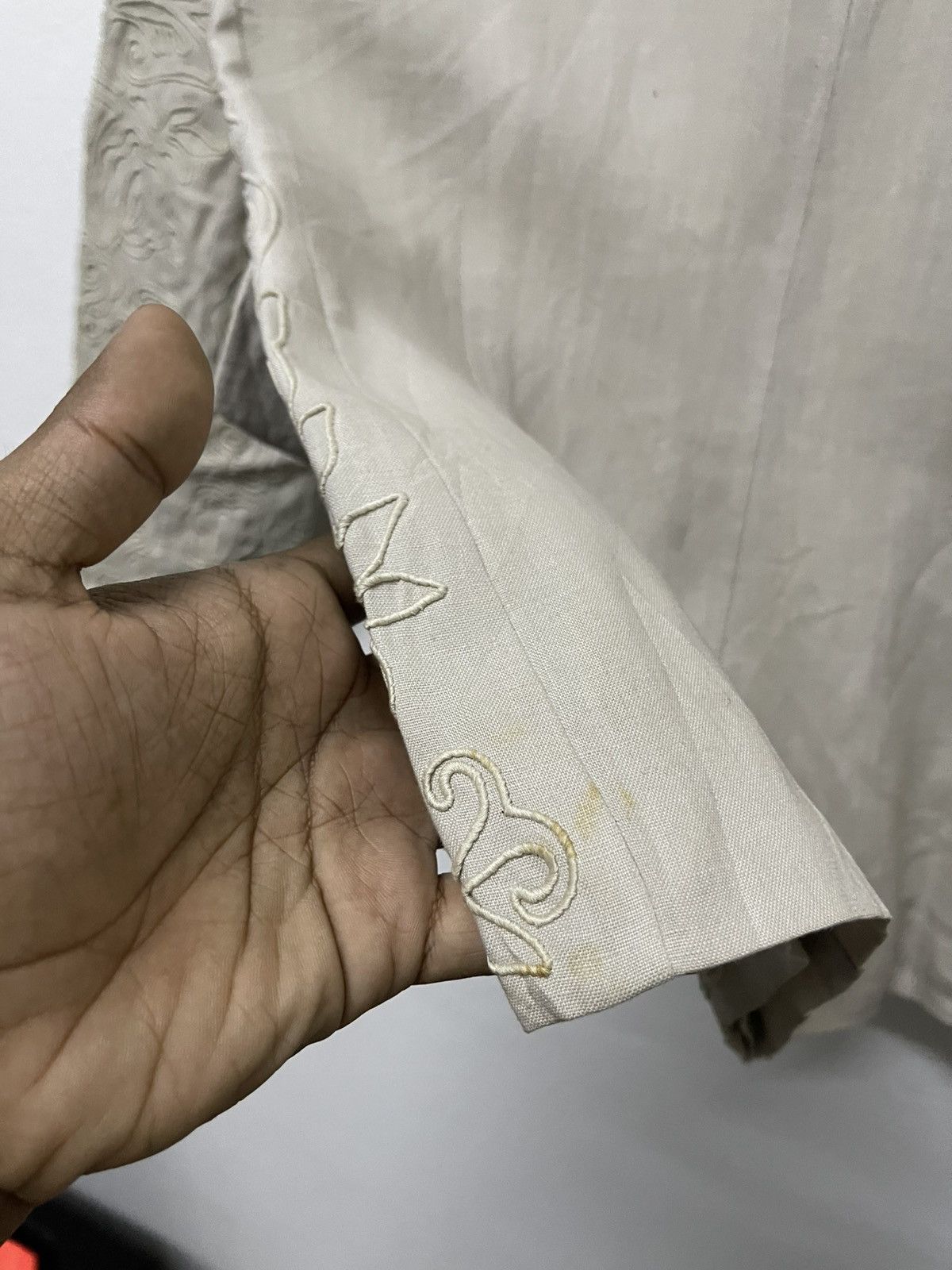 Jil Sander 1990s JIL SANDER EMBROIDERED FORMAL SUIT RARE DESIGN Size XS / US 0-2 / IT 36-38 - 14 Thumbnail