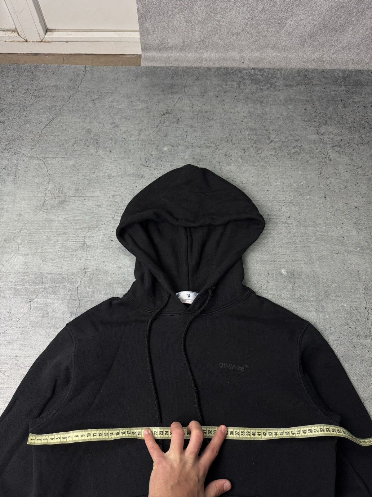 Off-White Black Off-White Over Sized Hoodie Size US S / EU 44-46 / 1 - 3 Thumbnail
