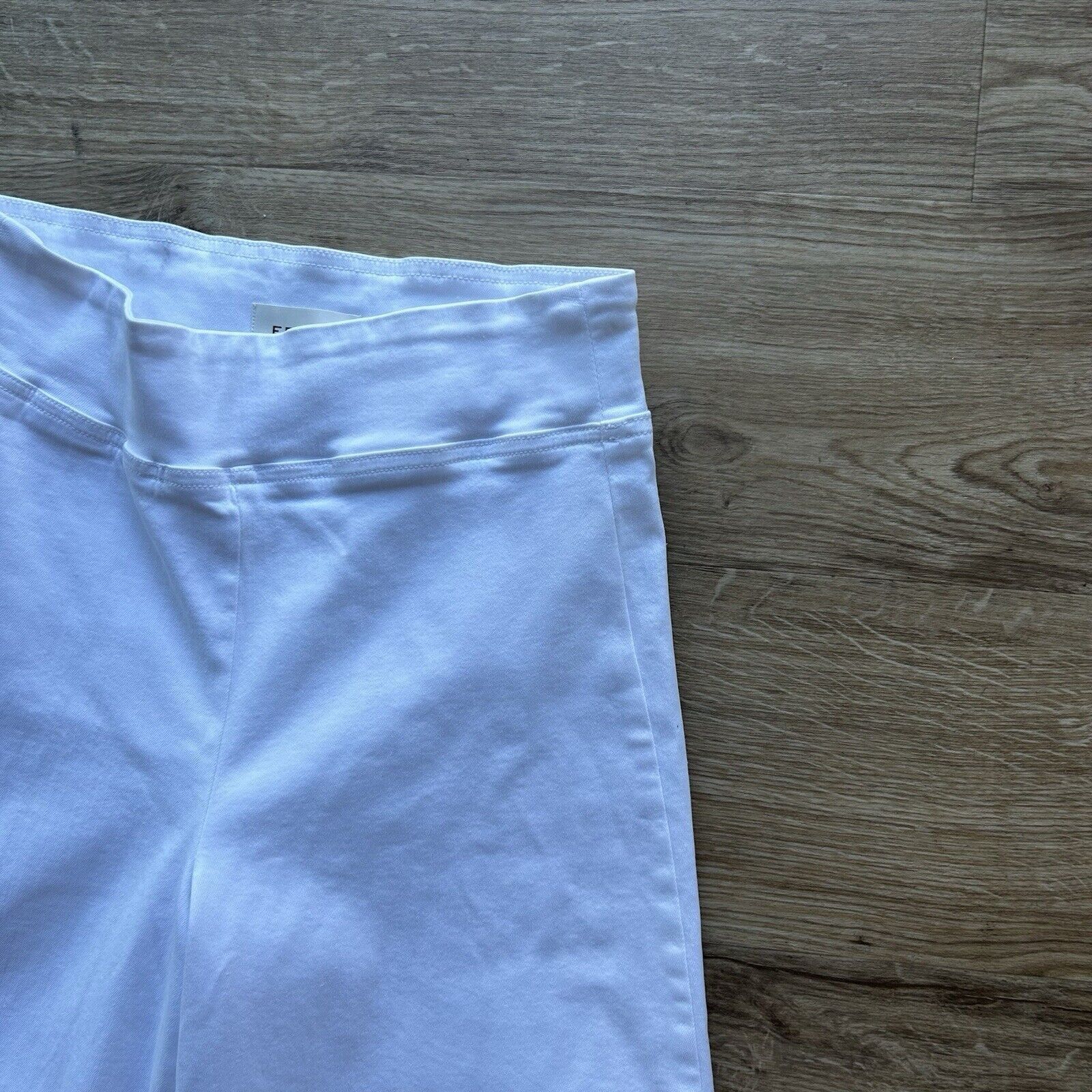 Frame Frame Jeans Womens White Jet Set Wide Leg Pull-On Stretch Hi Size 26" / US 2 / IT 38 - 6 Thumbnail
