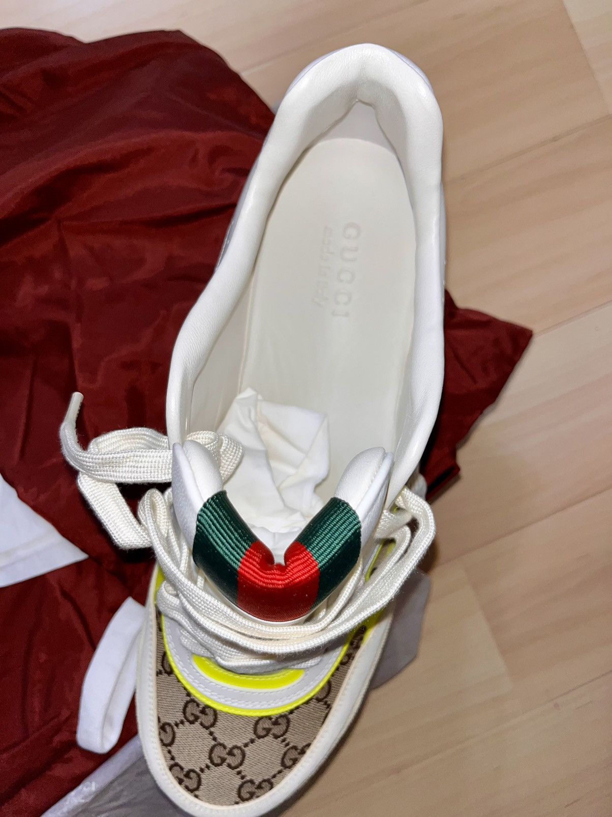 Gucci 🇭🇺 Gucci 🇮🇹 Web Sneaker Size 46 Summer ‘24 Fire! Size US 12 / EU 45 - 7 Thumbnail