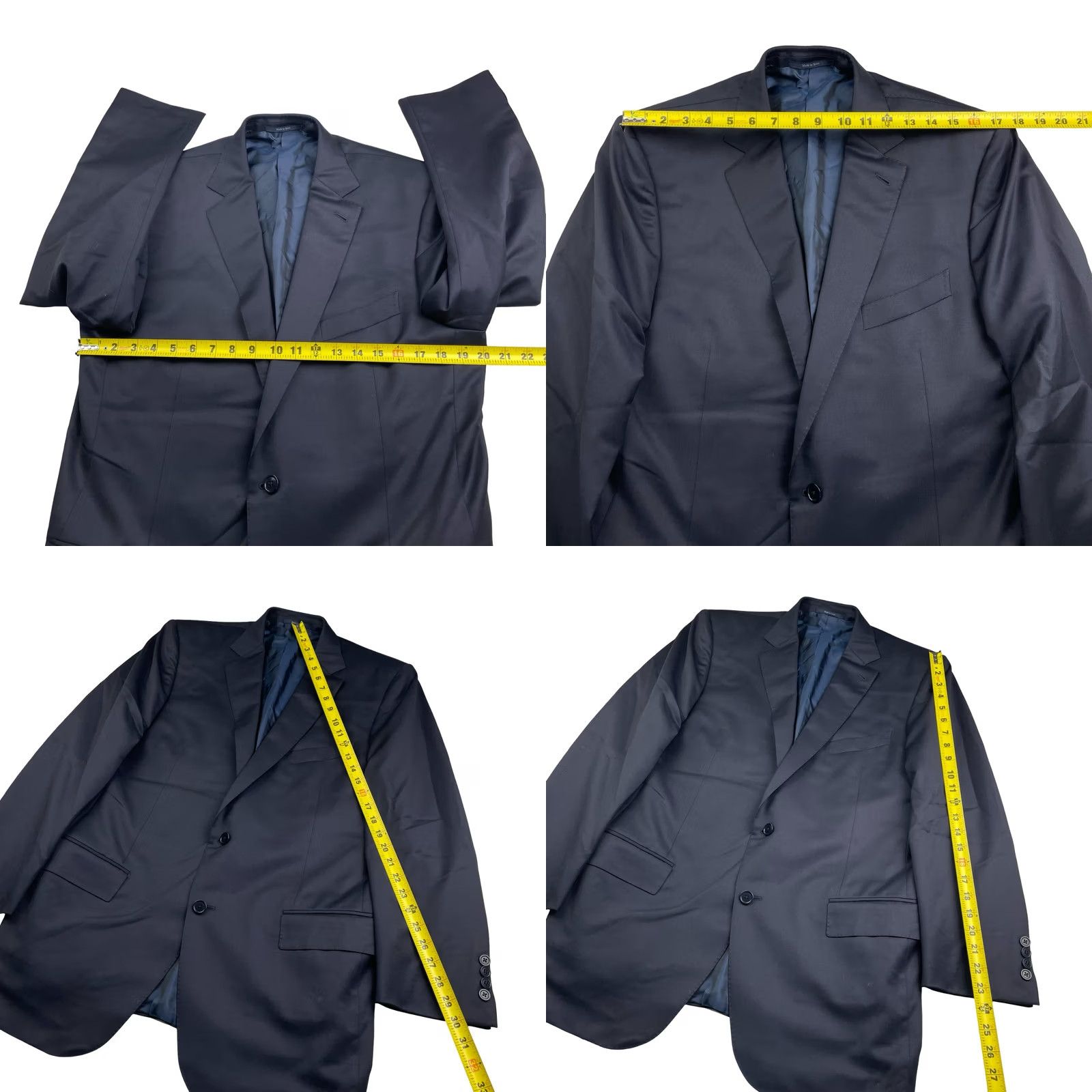 Ermenegildo Zegna Ermenegildo Zegna Men’s Blazer Navy Blue Microsphere Mila 2-Button Spain 42R Size 42R - 8 Thumbnail
