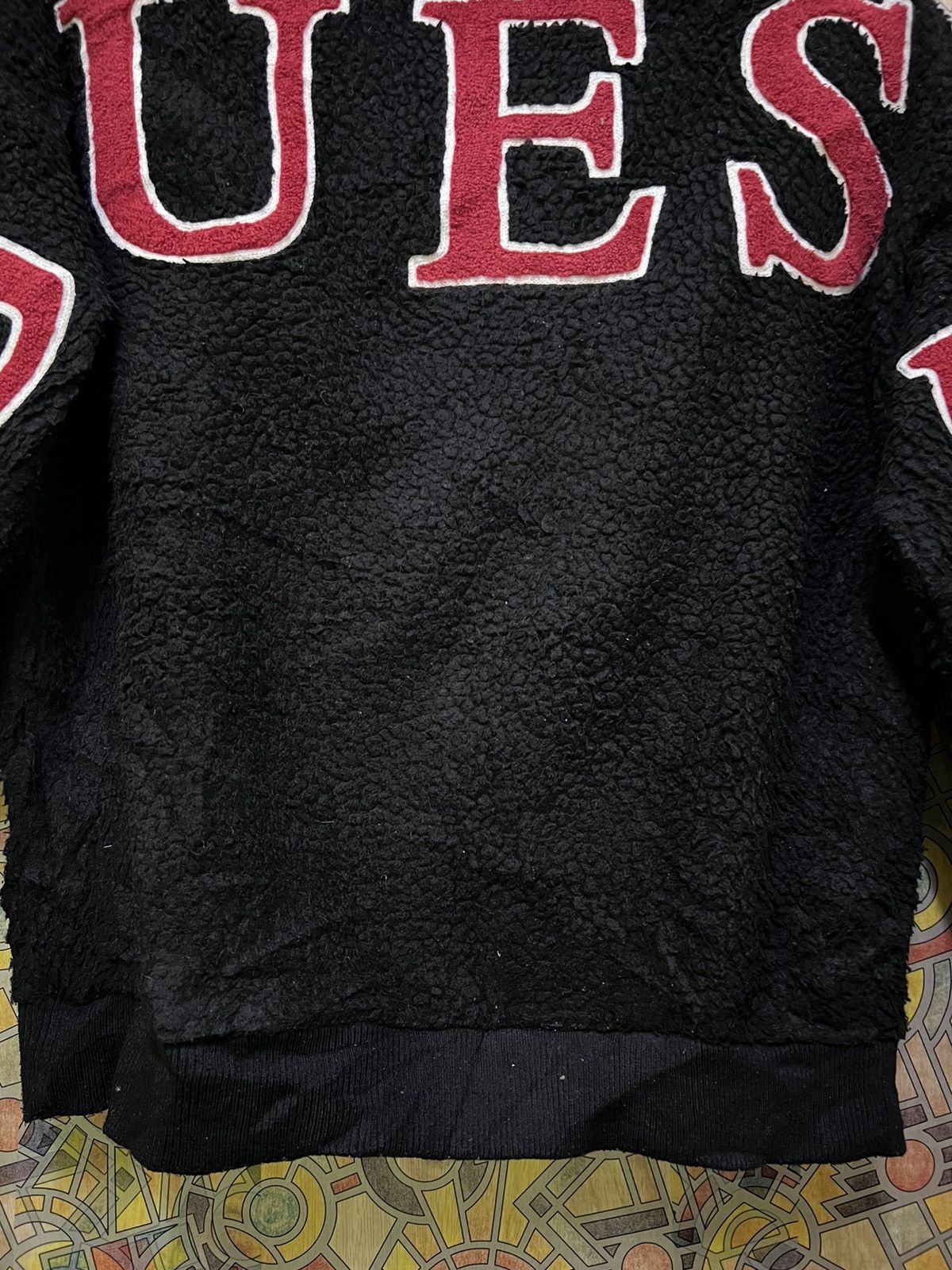 Guess Extremely rare GUESS Ges jacket Boa fleece outerwear GJ31 Size US L / EU 52-54 / 3 - 14 Thumbnail