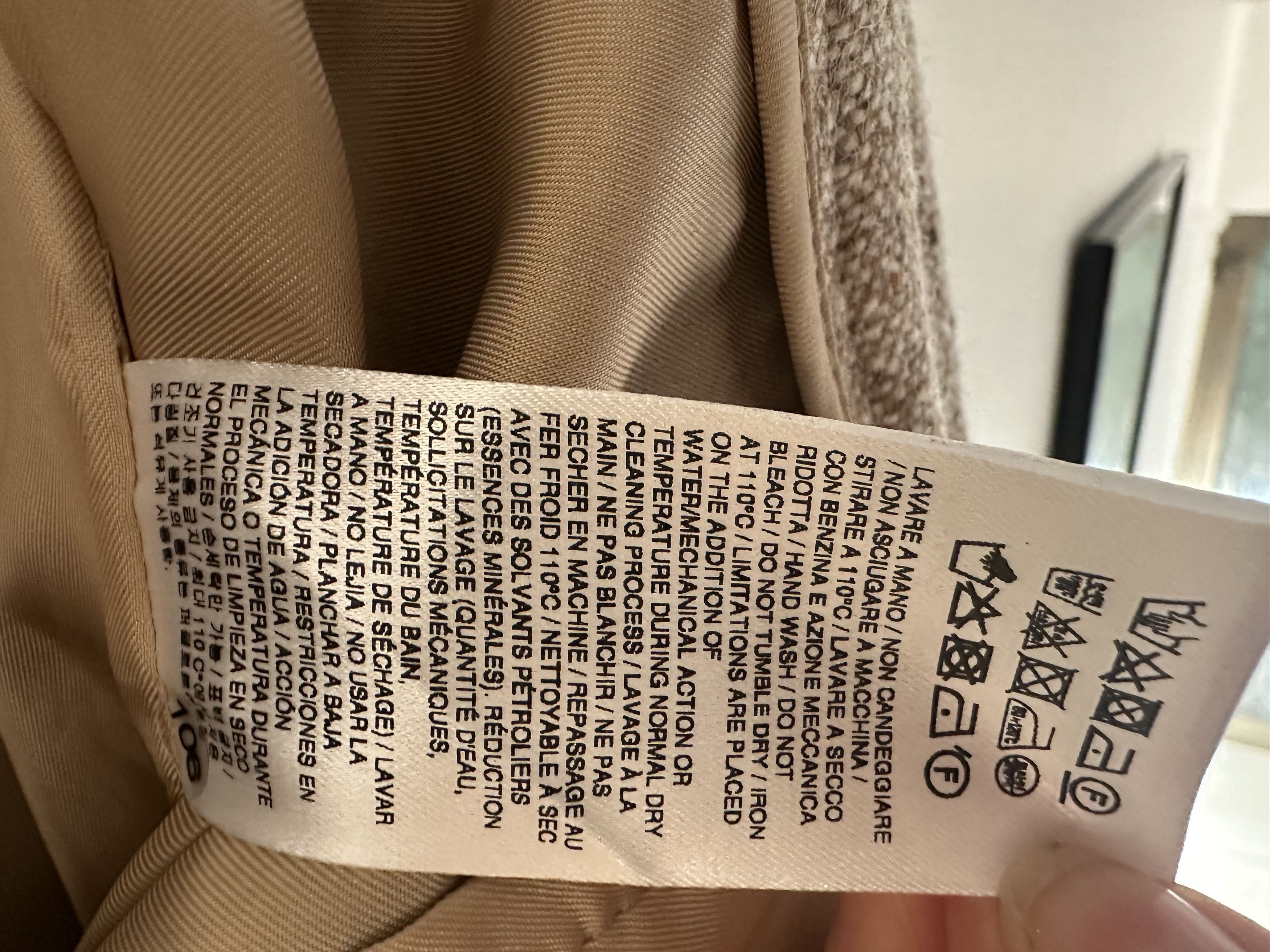 Gabriela Hearst Josh Pant in oatmeal multi Size 32" / US 10 / IT 46 - 11 Thumbnail